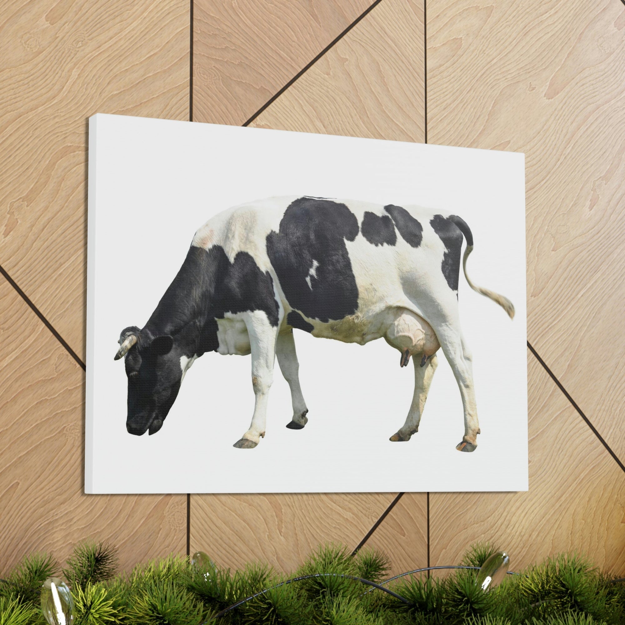 Scripture Walls Cow Hunting Cow on Hunt Print Animal Wall Art Wildlife Canvas Prints Wall Art Ready to Hang Unframed-Express Your Love Gifts