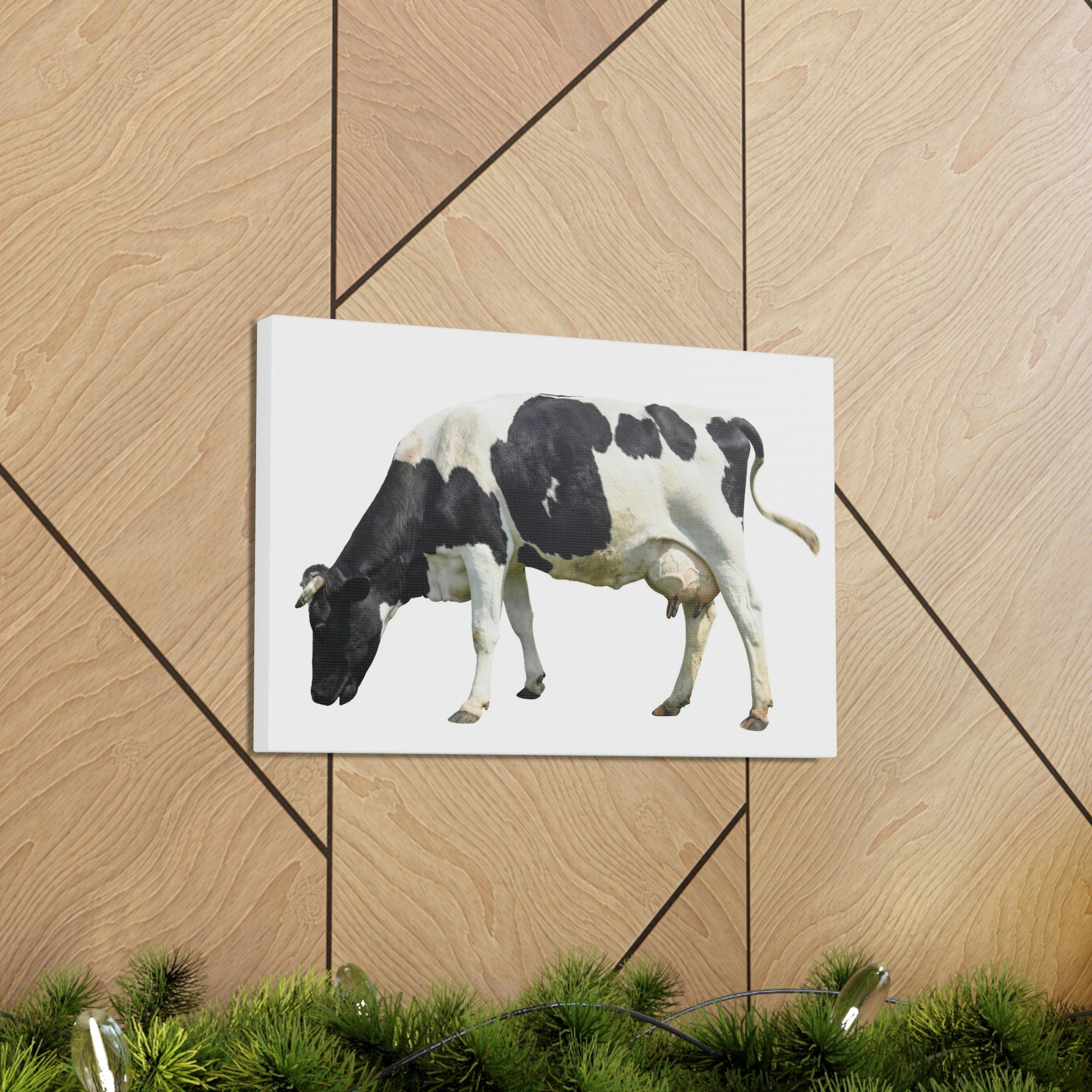 Scripture Walls Cow Hunting Cow on Hunt Print Animal Wall Art Wildlife Canvas Prints Wall Art Ready to Hang Unframed-Express Your Love Gifts