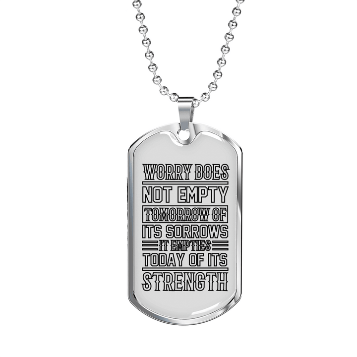 Our Merchandise > Blank Dog Tag Pendant