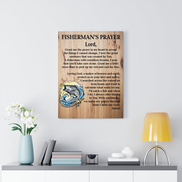 Fishing Wall Decor Fisherman's Prayer Fishing Quote Wall Art For Fisherman  Quote Print Ready to Hang Unframed