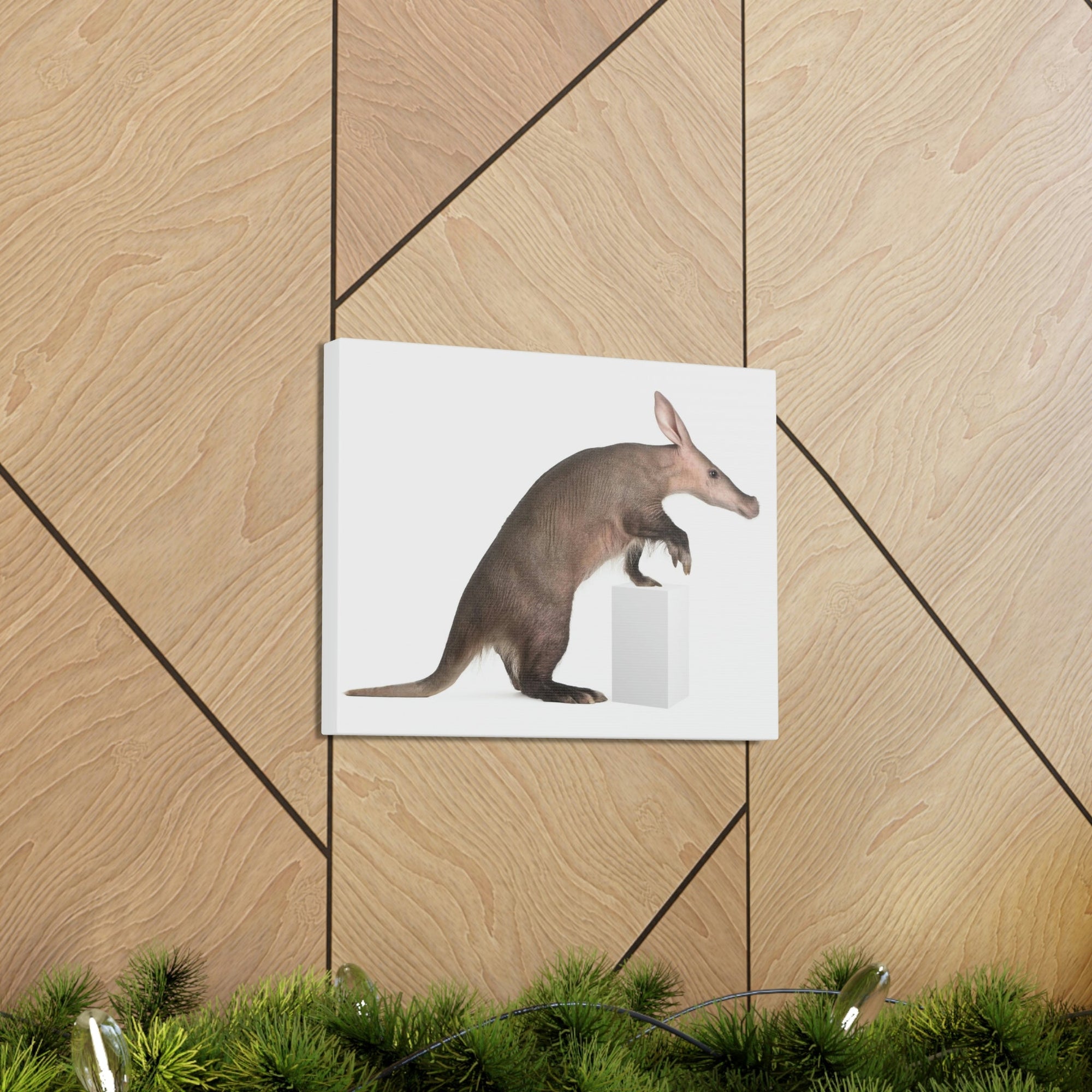 Funny Aardvark Silly Funny Aardvark Inside Wall Art Ready to Hang Unframed-Express Your Love Gifts