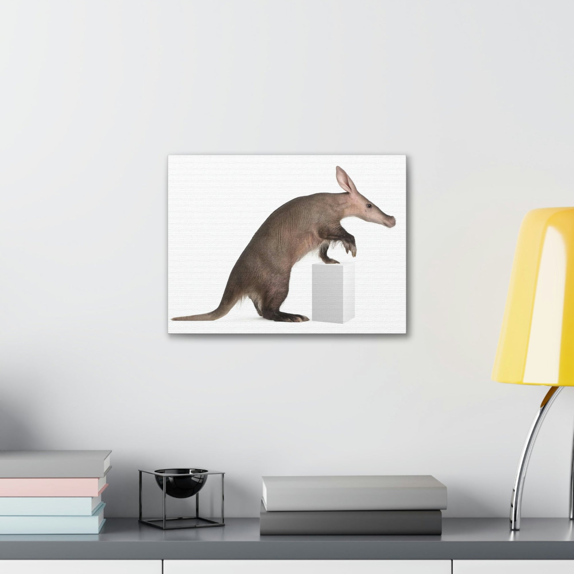 Funny Aardvark Silly Funny Aardvark Inside Wall Art Ready to Hang Unframed-Express Your Love Gifts