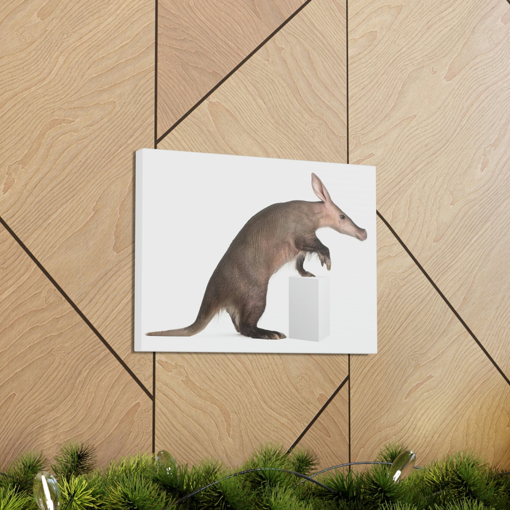 Funny Aardvark Silly Funny Aardvark Inside Wall Art Ready to Hang Unframed-Express Your Love Gifts