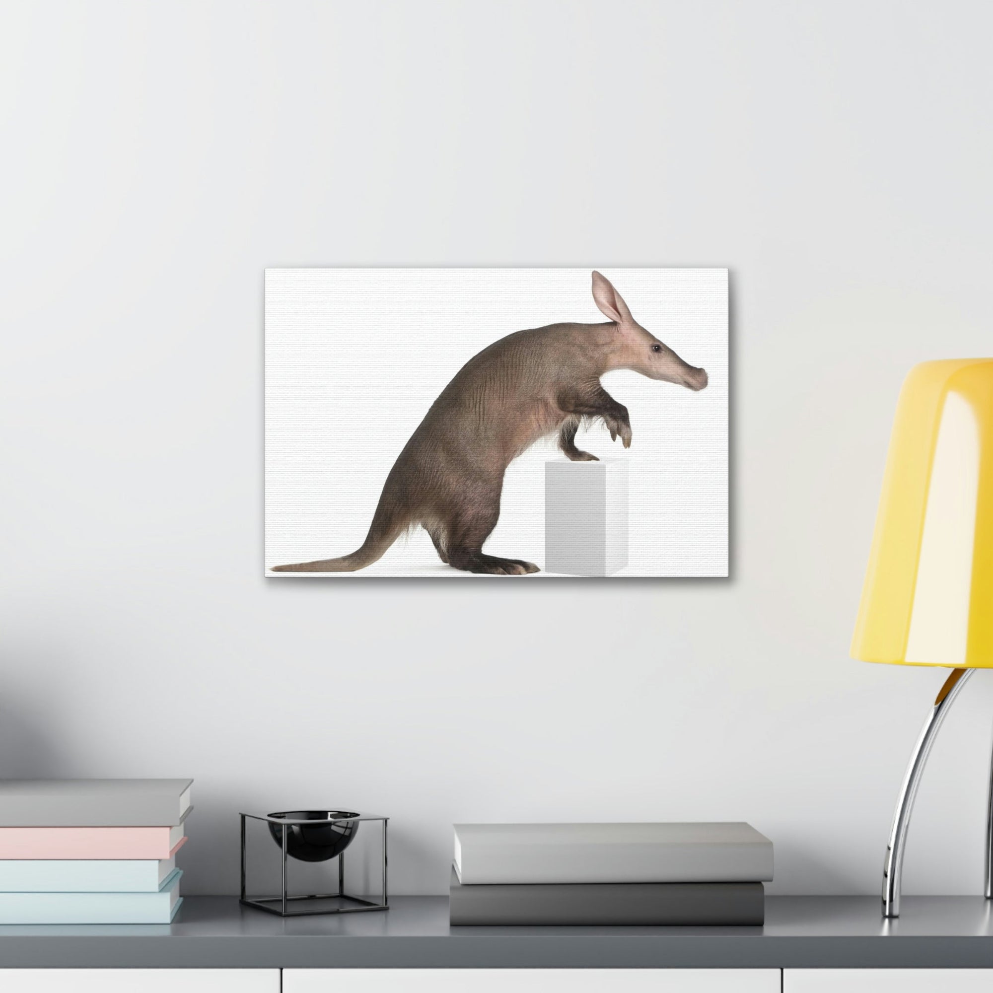 Funny Aardvark Silly Funny Aardvark Inside Wall Art Ready to Hang Unframed-Express Your Love Gifts