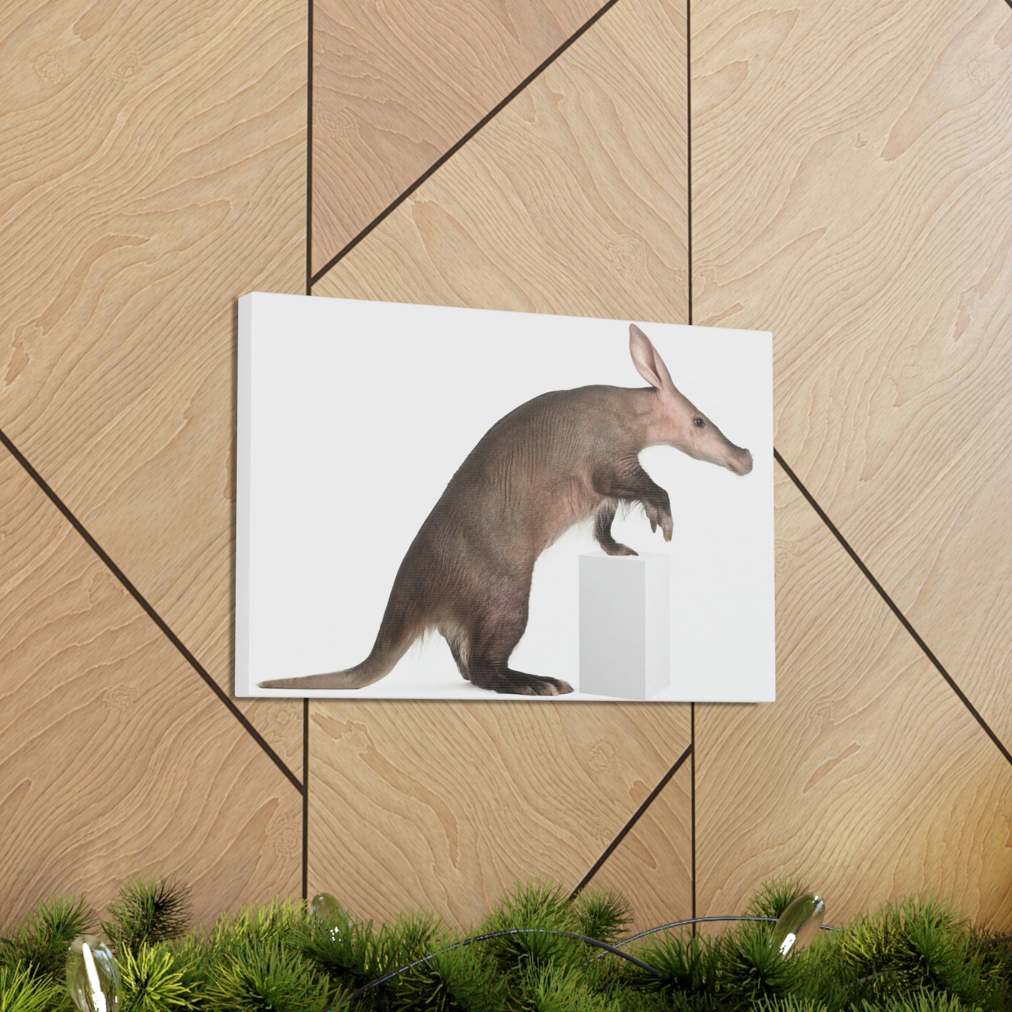 Funny Aardvark Silly Funny Aardvark Inside Wall Art Ready to Hang Unframed-Express Your Love Gifts