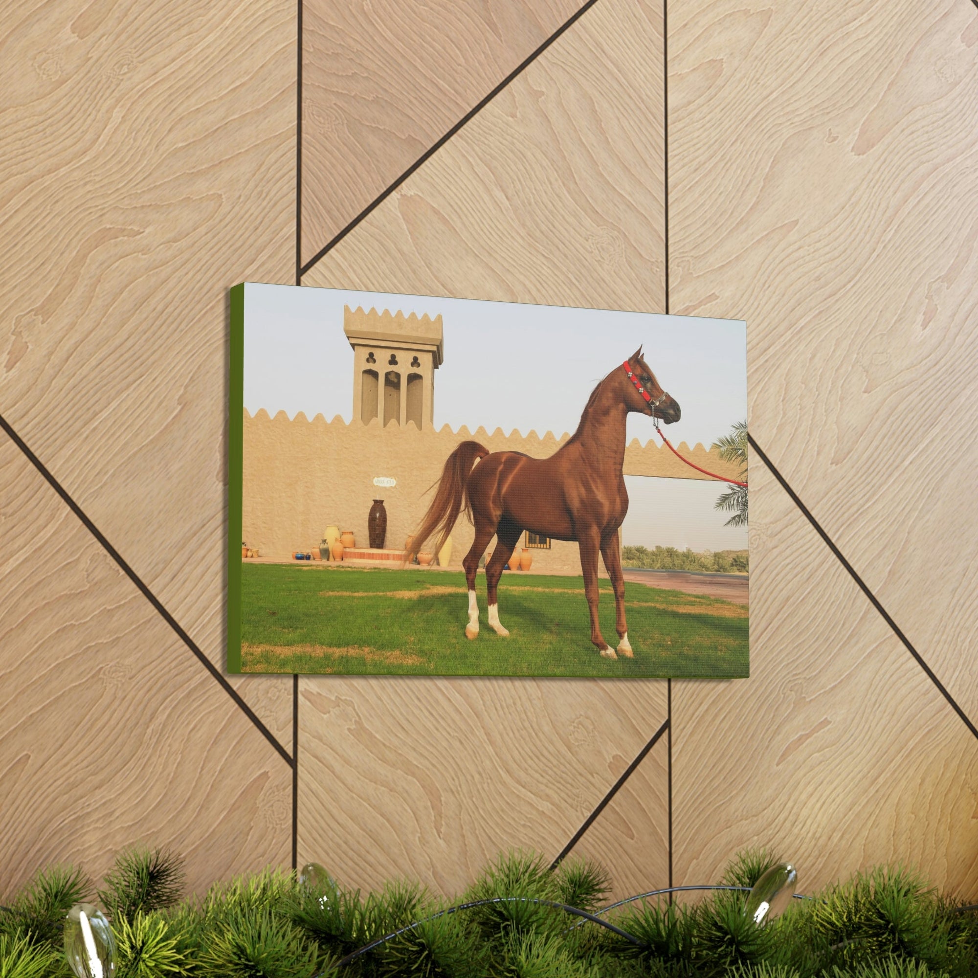 Funny Arab Horse Indoor Wall Art Ready to Hang Unframed-Express Your Love Gifts