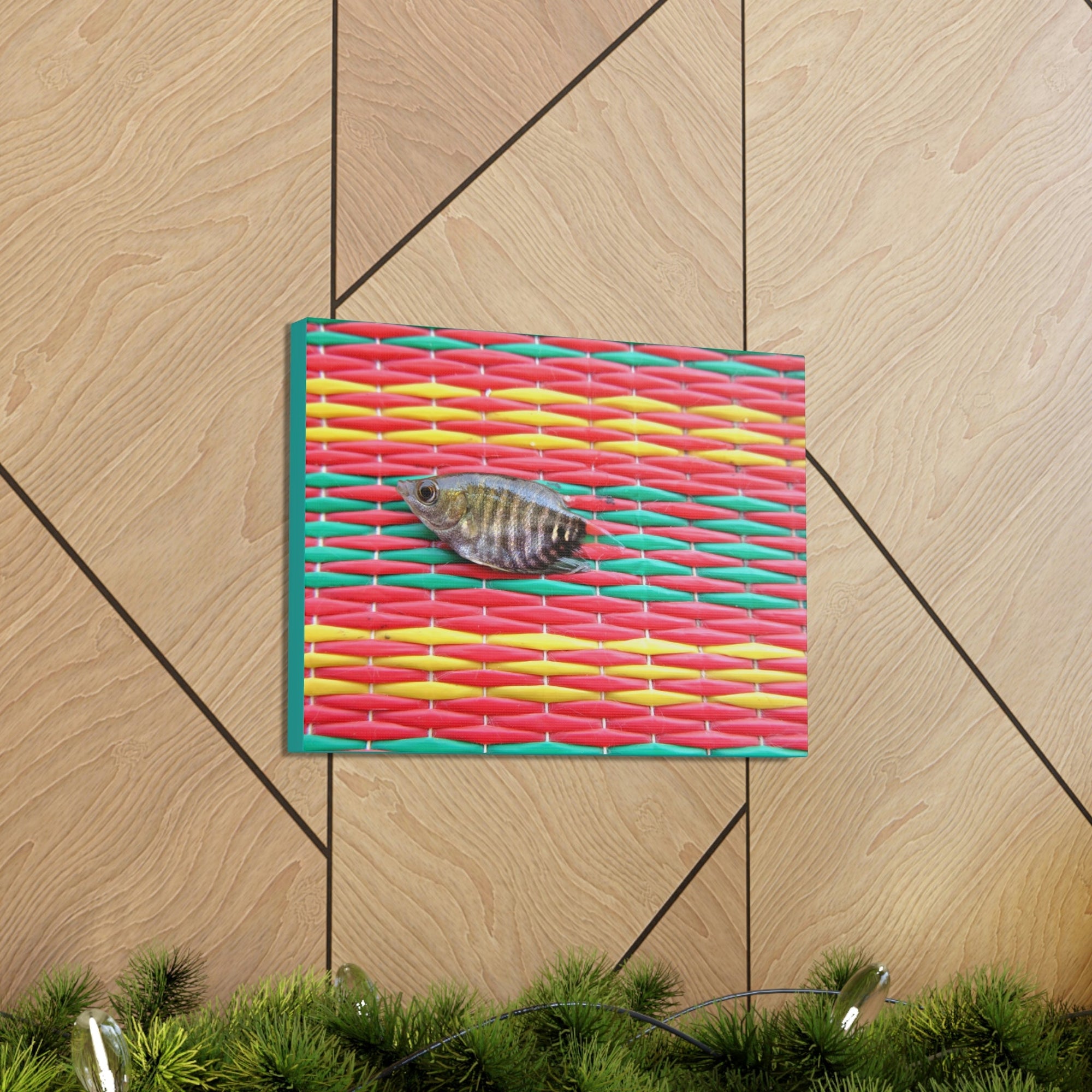 Funny Archer Fish Silly Archer Fish Inside Wall Art Ready to Hang Unframed-Express Your Love Gifts