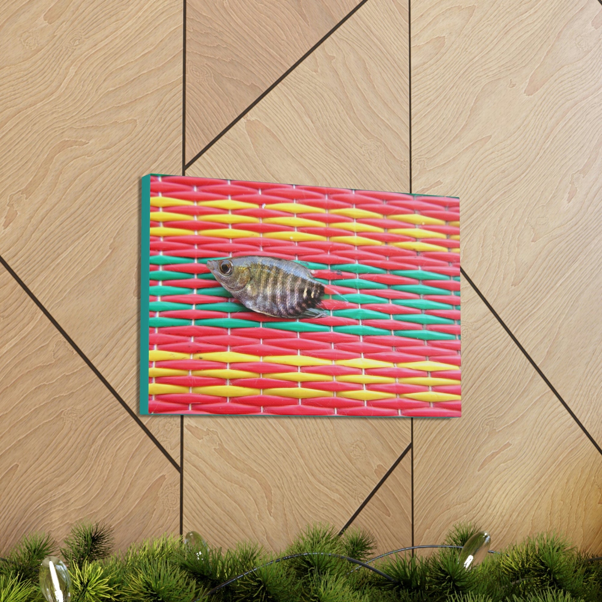 Funny Archer Fish Silly Archer Fish Inside Wall Art Ready to Hang Unframed-Express Your Love Gifts