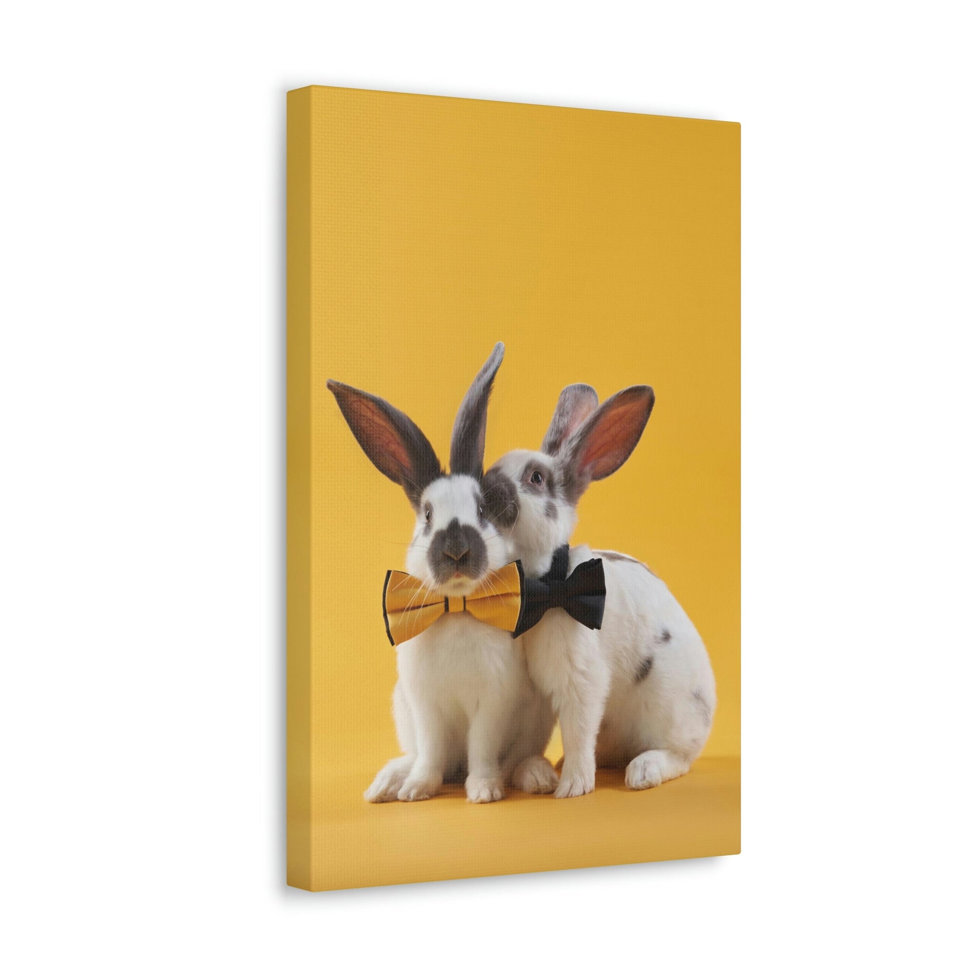 Funny Rabbit Silly Rabbit Couple Wall Art Ready to Hang Unframed-Express Your Love Gifts