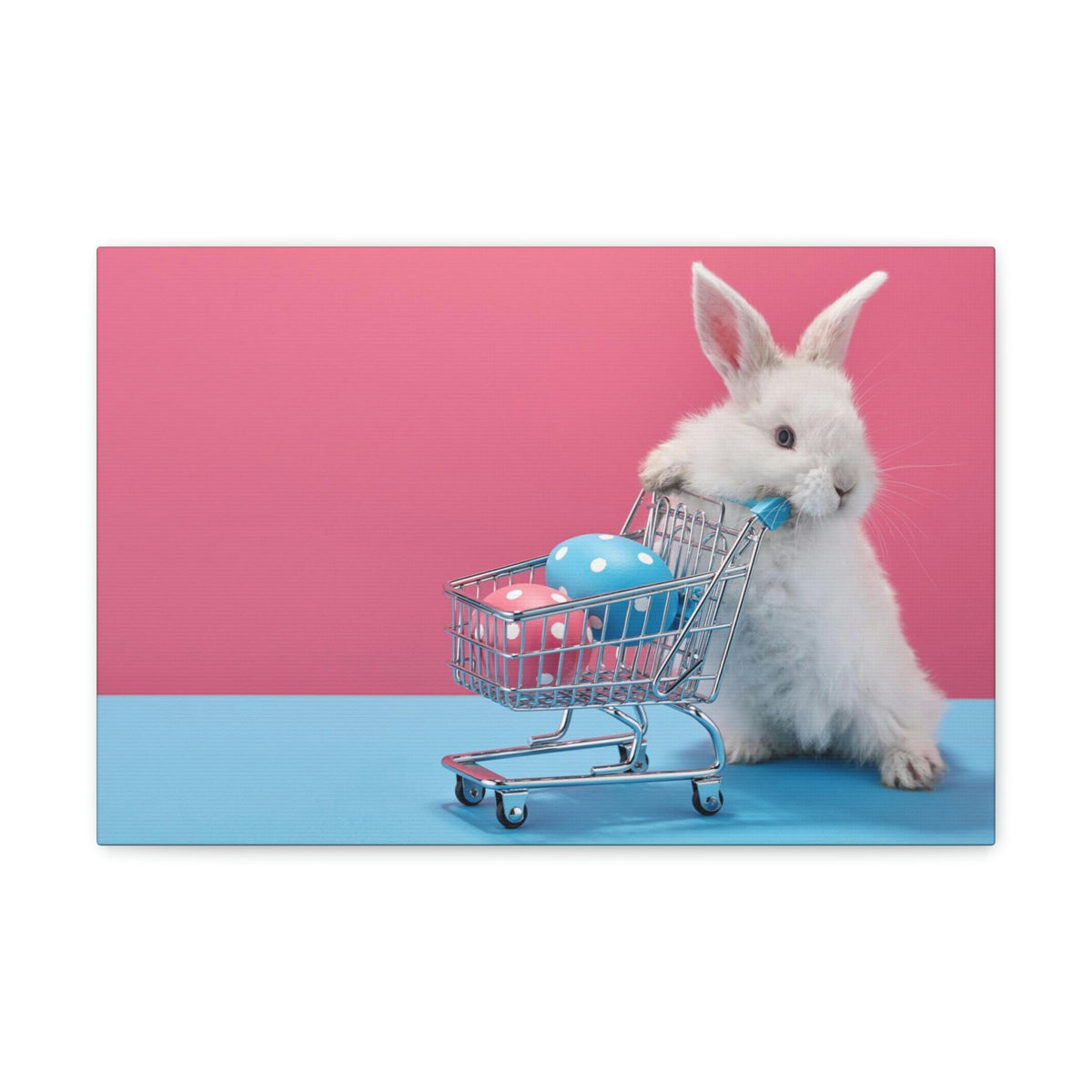 Funny Rabbit Silly Rabbit Inside Wall Art Ready to Hang Unframed-Express Your Love Gifts