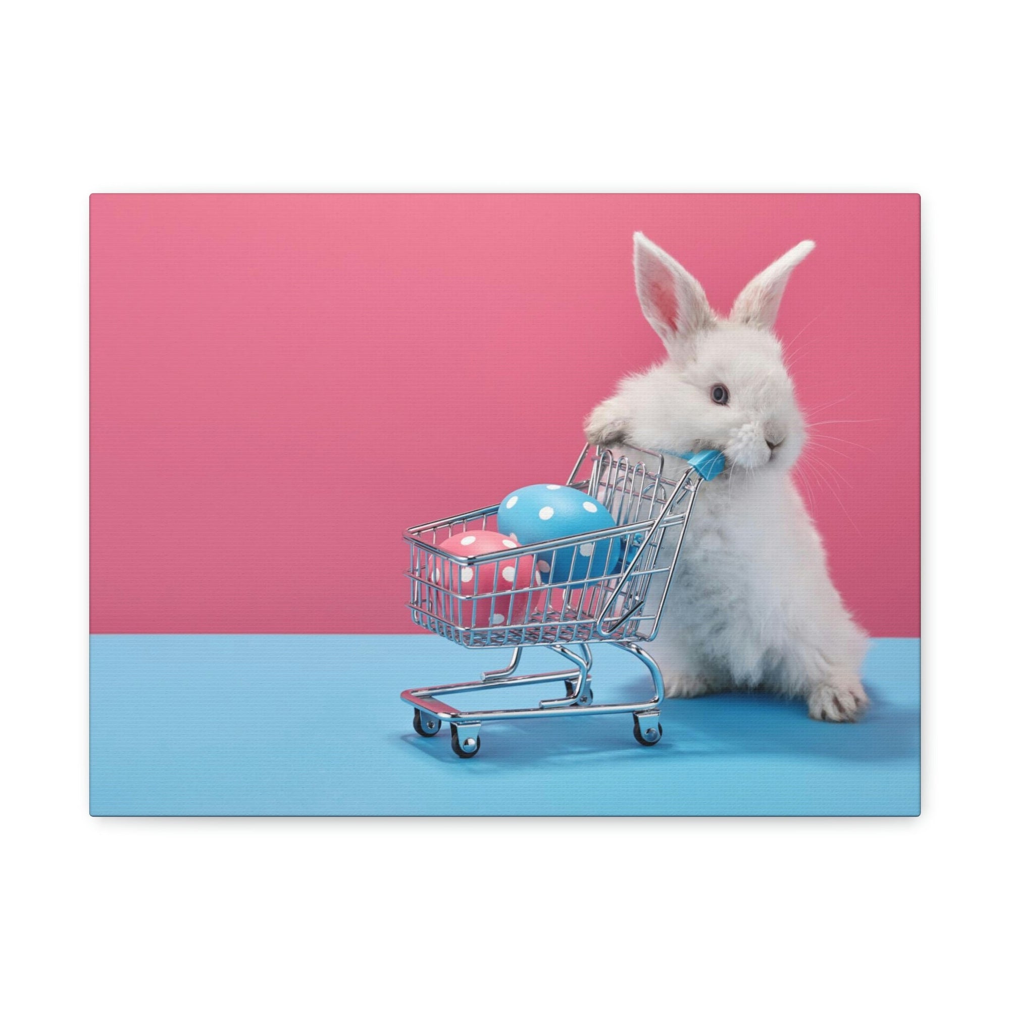 Funny Rabbit Silly Rabbit Inside Wall Art Ready to Hang Unframed-Express Your Love Gifts