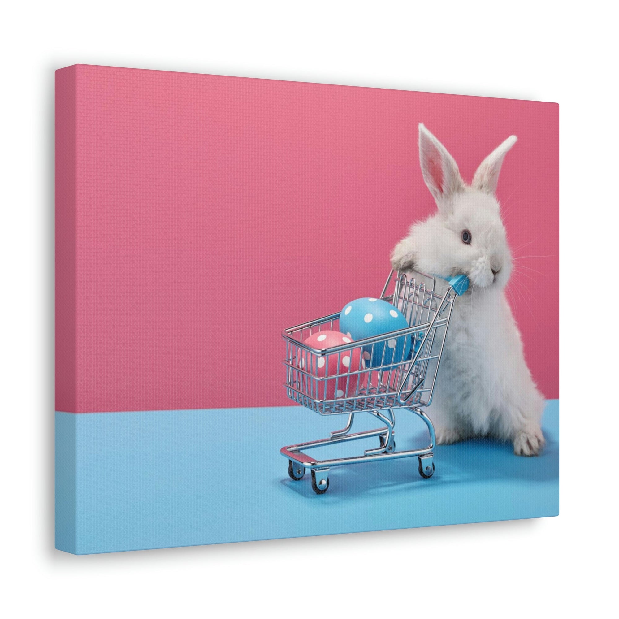 Funny Rabbit Silly Rabbit Inside Wall Art Ready to Hang Unframed-Express Your Love Gifts