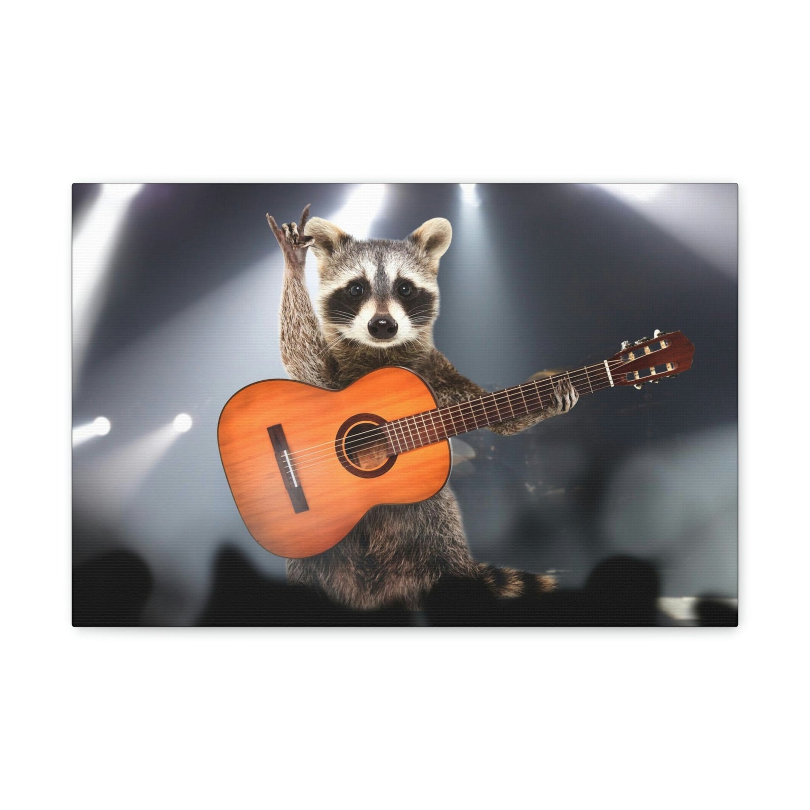 Funny Raccoon Silly Raccoon Inside Wall Art Ready to Hang Unframed-Express Your Love Gifts