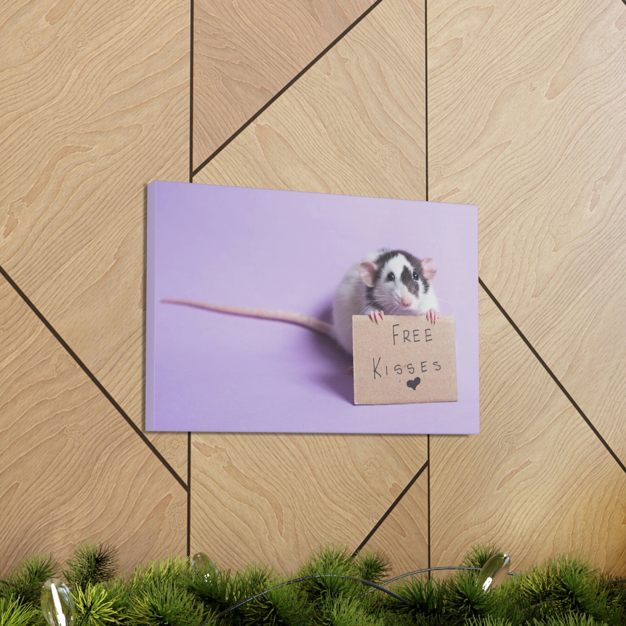 Funny Rat Silly Rat Inside Wall Art Ready to Hang Unframed-Express Your Love Gifts