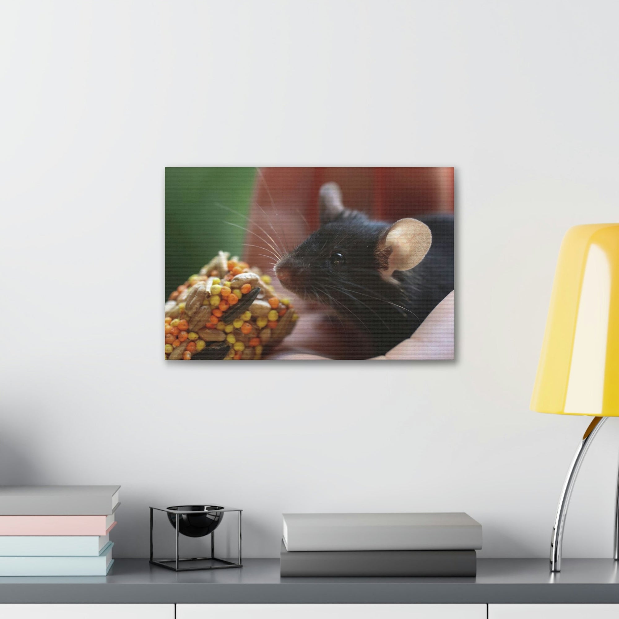 Funny Rat Silly Rat Outside Wall Art Ready to Hang Unframed-Express Your Love Gifts