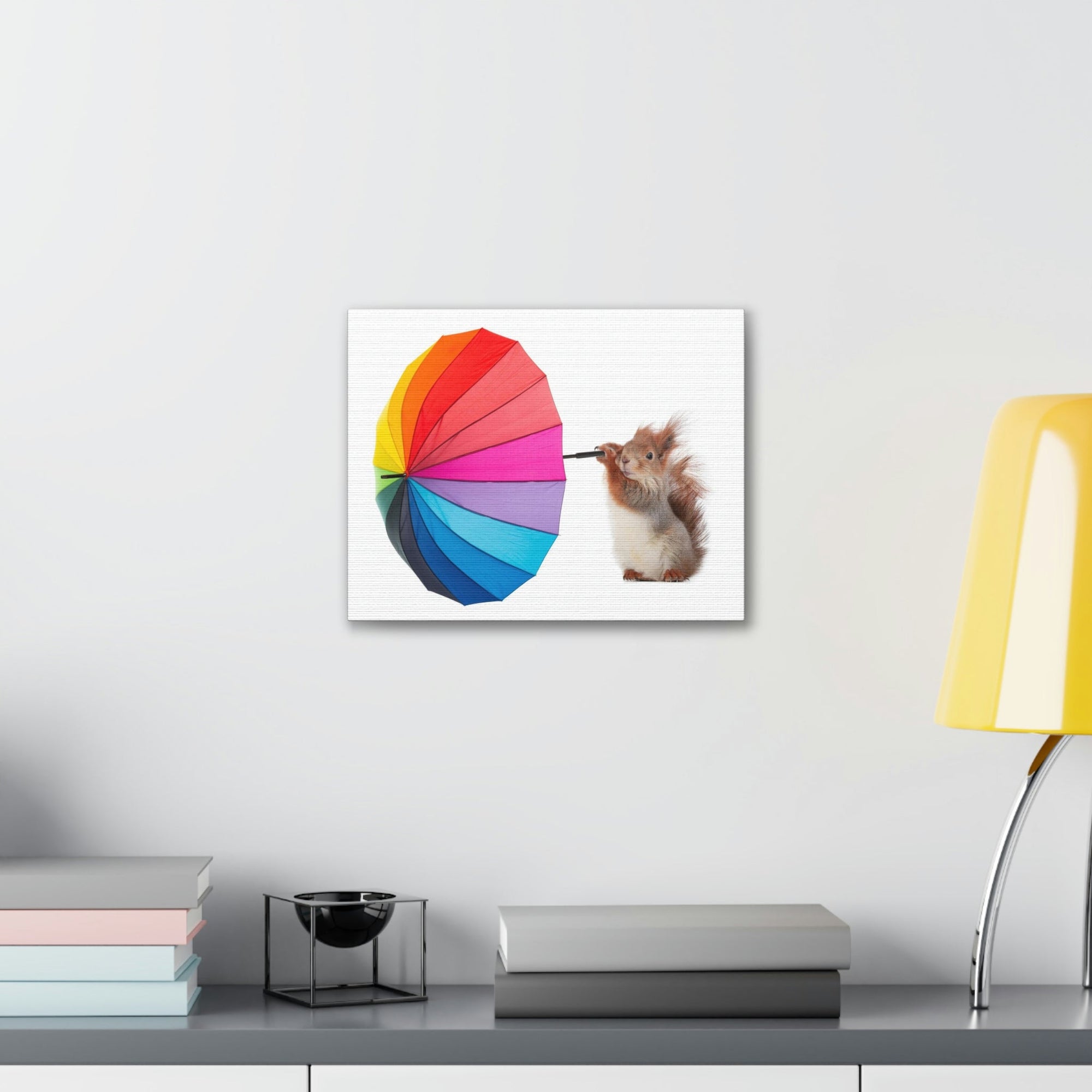 Funny Squirrel Silly Squirrel Indoor Wall Art Ready To Hang Unframed-Express Your Love Gifts