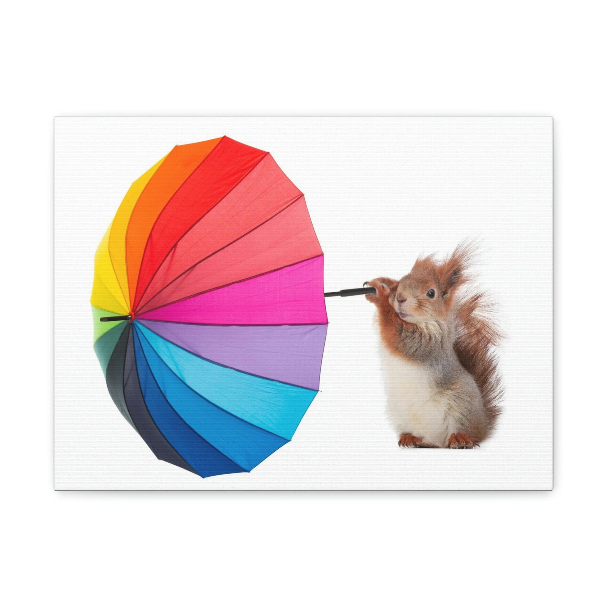 Funny Squirrel Silly Squirrel Indoor Wall Art Ready To Hang Unframed-Express Your Love Gifts