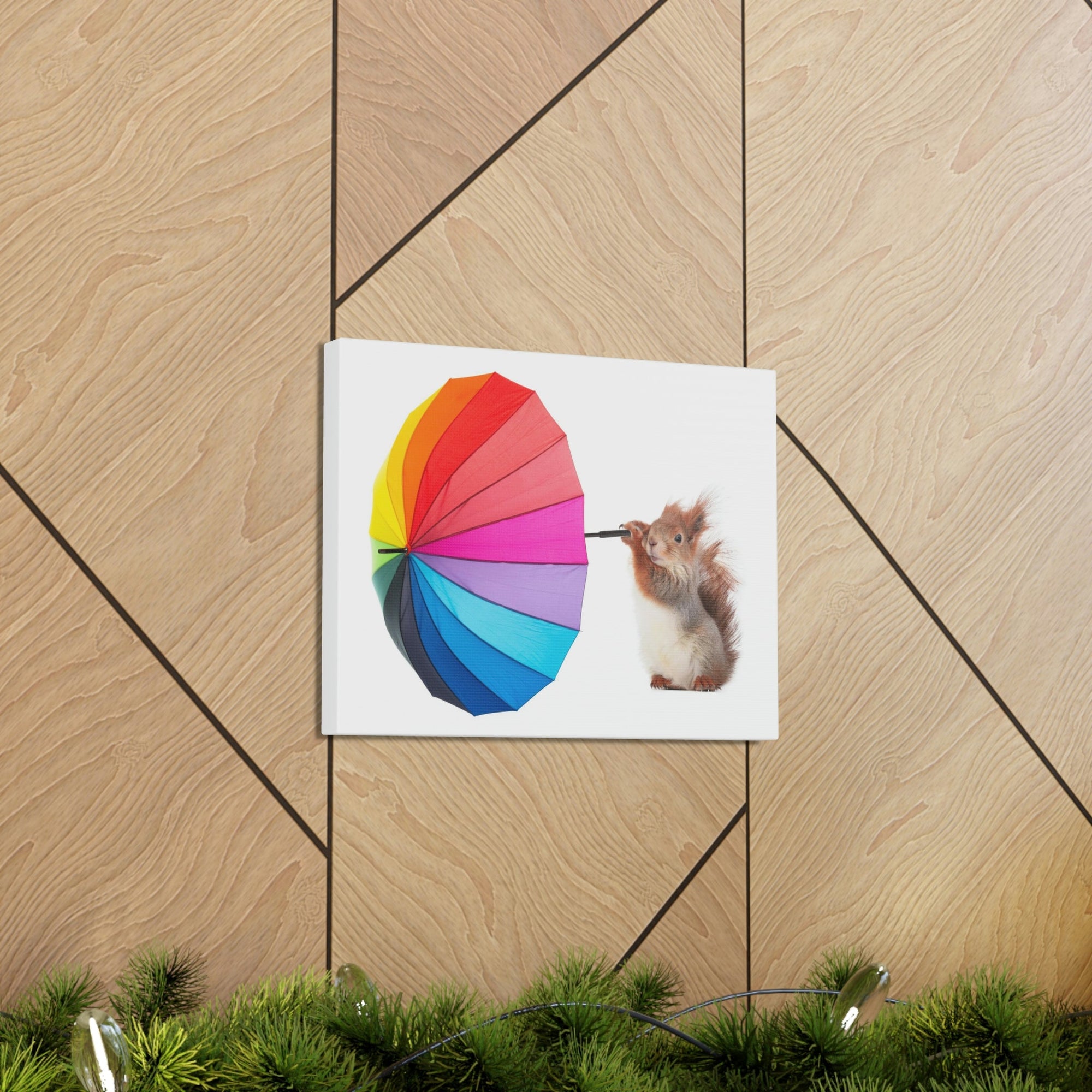 Funny Squirrel Silly Squirrel Indoor Wall Art Ready To Hang Unframed-Express Your Love Gifts