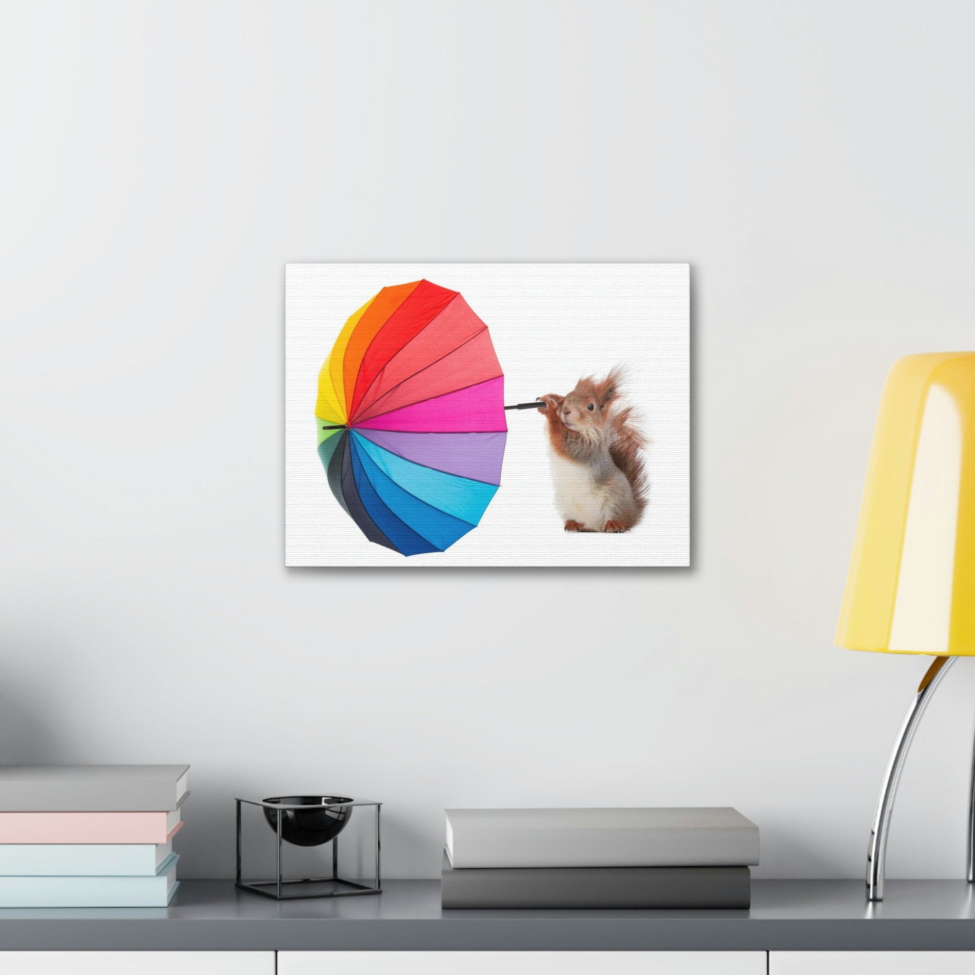 Funny Squirrel Silly Squirrel Indoor Wall Art Ready To Hang Unframed-Express Your Love Gifts