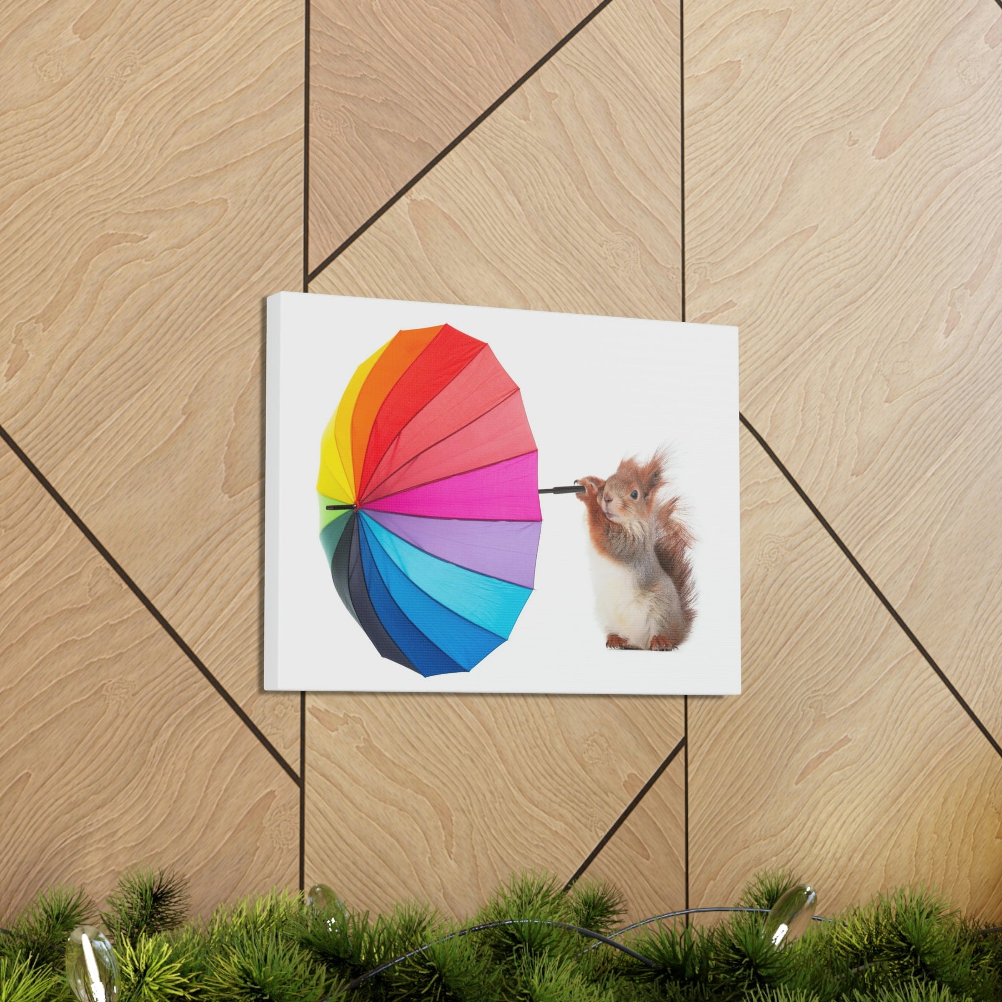 Funny Squirrel Silly Squirrel Indoor Wall Art Ready To Hang Unframed-Express Your Love Gifts