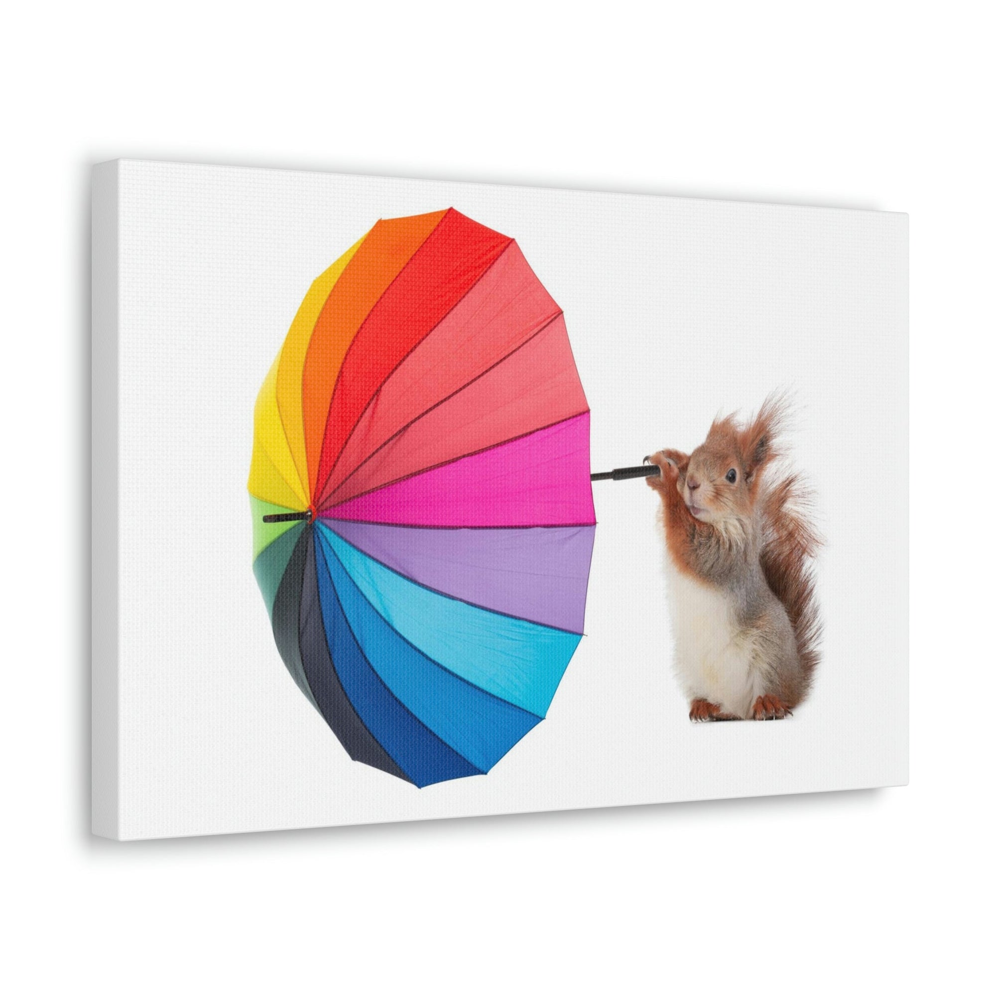 Funny Squirrel Silly Squirrel Indoor Wall Art Ready To Hang Unframed-Express Your Love Gifts