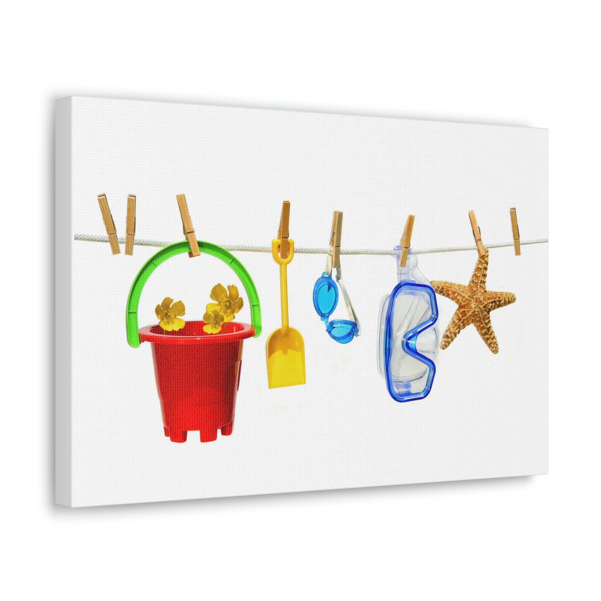 Funny Starfish Silly Starfish Indoor Wall Art Ready To Hang Unframed-Express Your Love Gifts