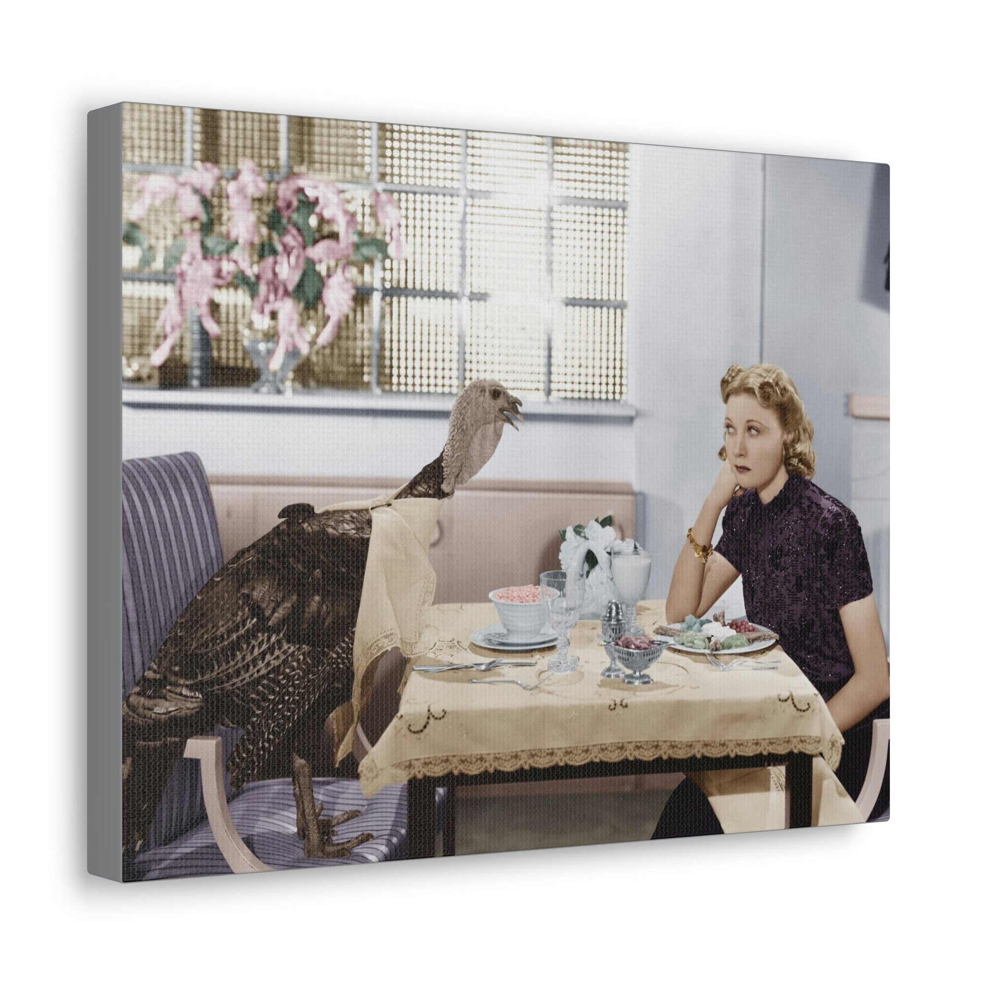 Funny Turkey Silly Turkey Indoor Wall Art Ready to Hang Unframed-Express Your Love Gifts