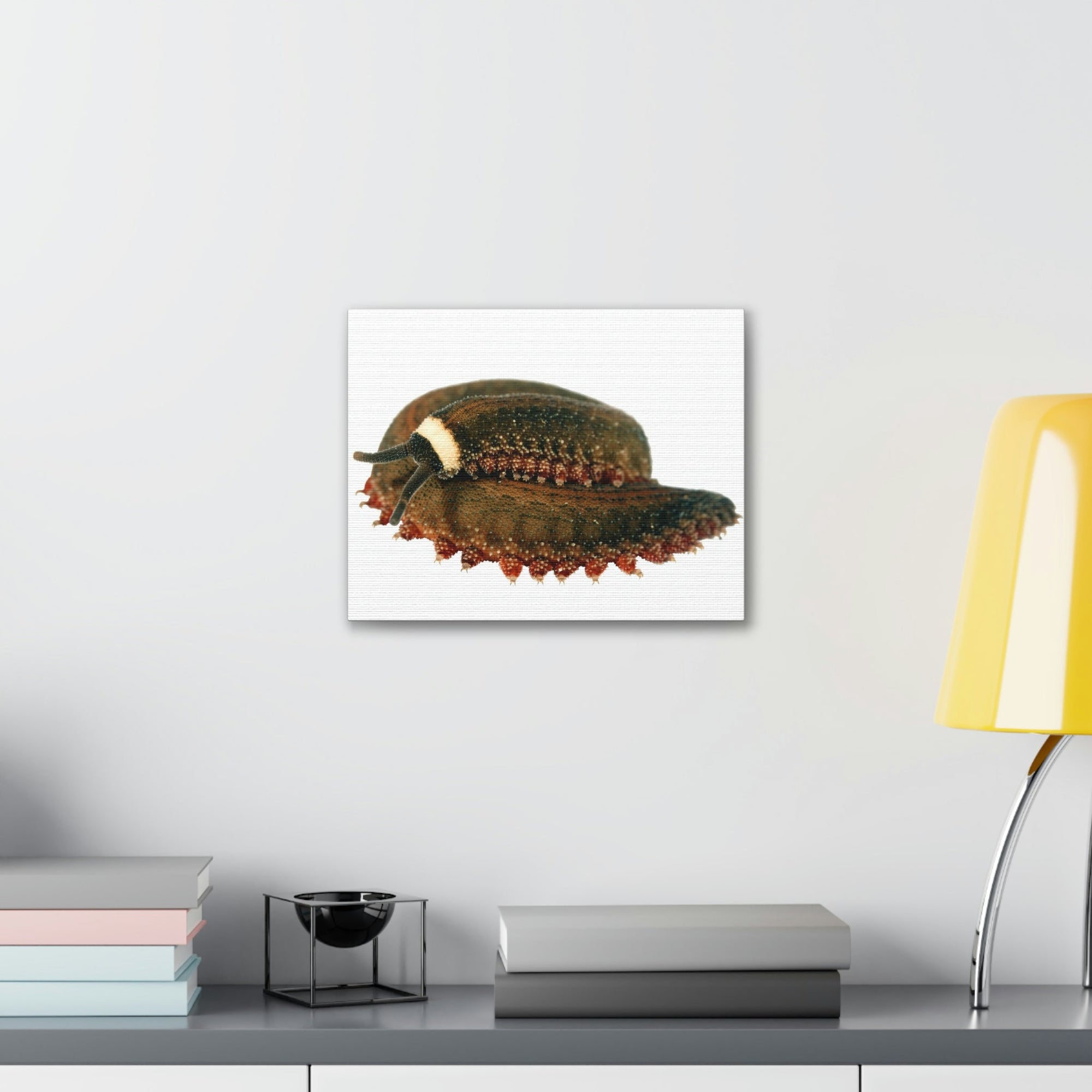 Funny Vervet Worm Silly Vervet Worm Scene Inside Wall Art Ready to Hang Unframed-Express Your Love Gifts