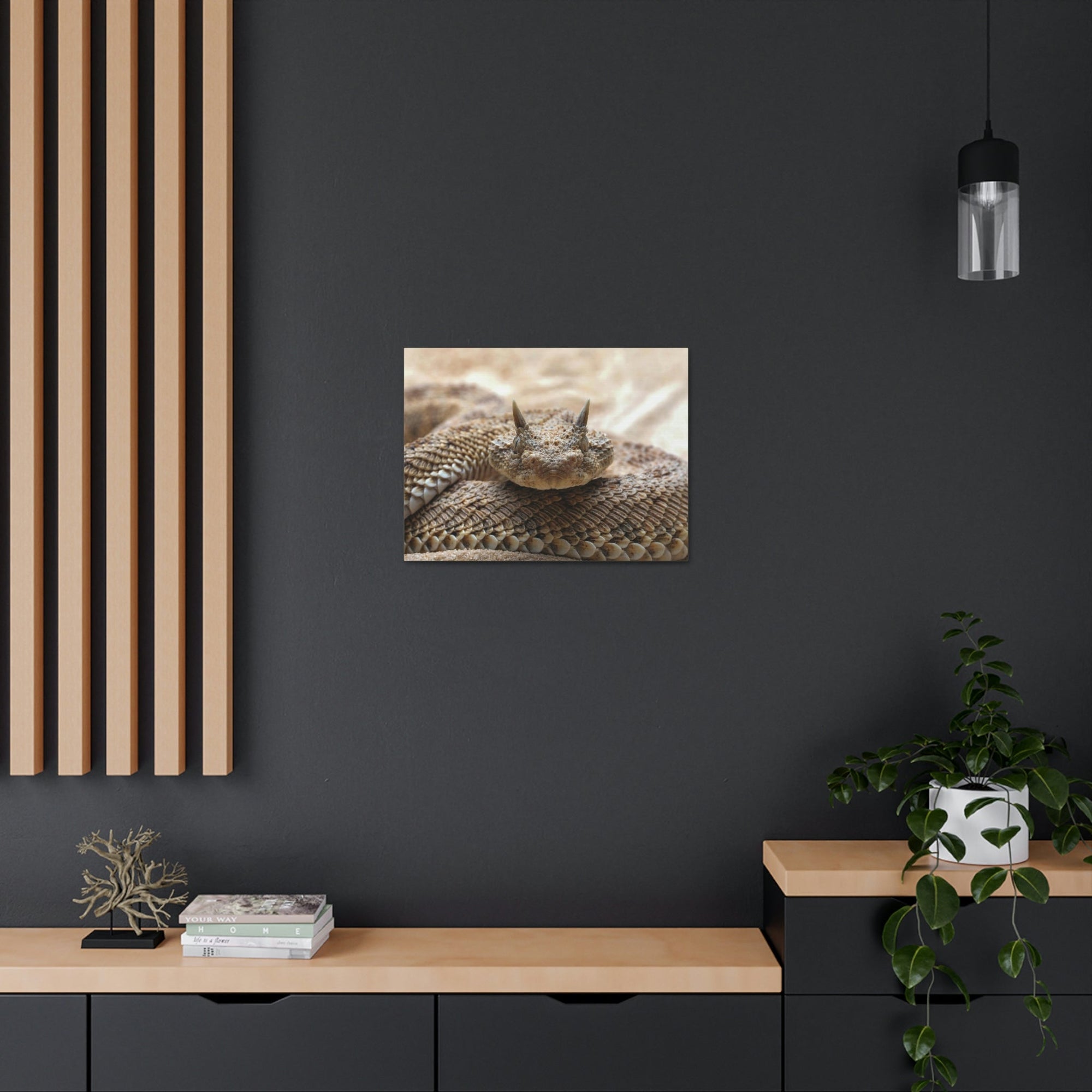 Funny Viper Silly Viper Scene Outside Wall Art Ready to Hang Unframed-Express Your Love Gifts