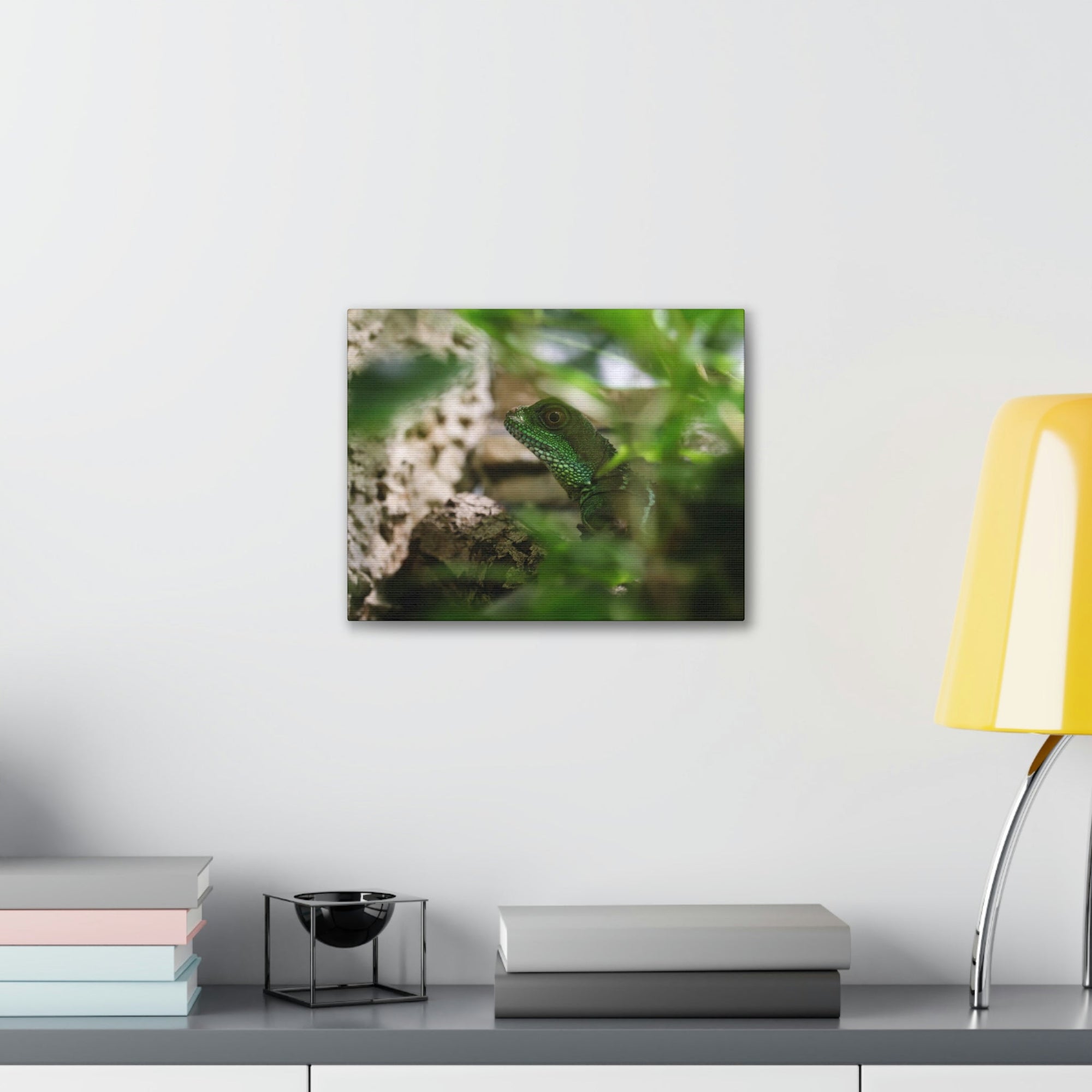 Funny Water Dragons Silly Water Dragons Scene Inside Wall Art Ready to Hang Unframed-Express Your Love Gifts