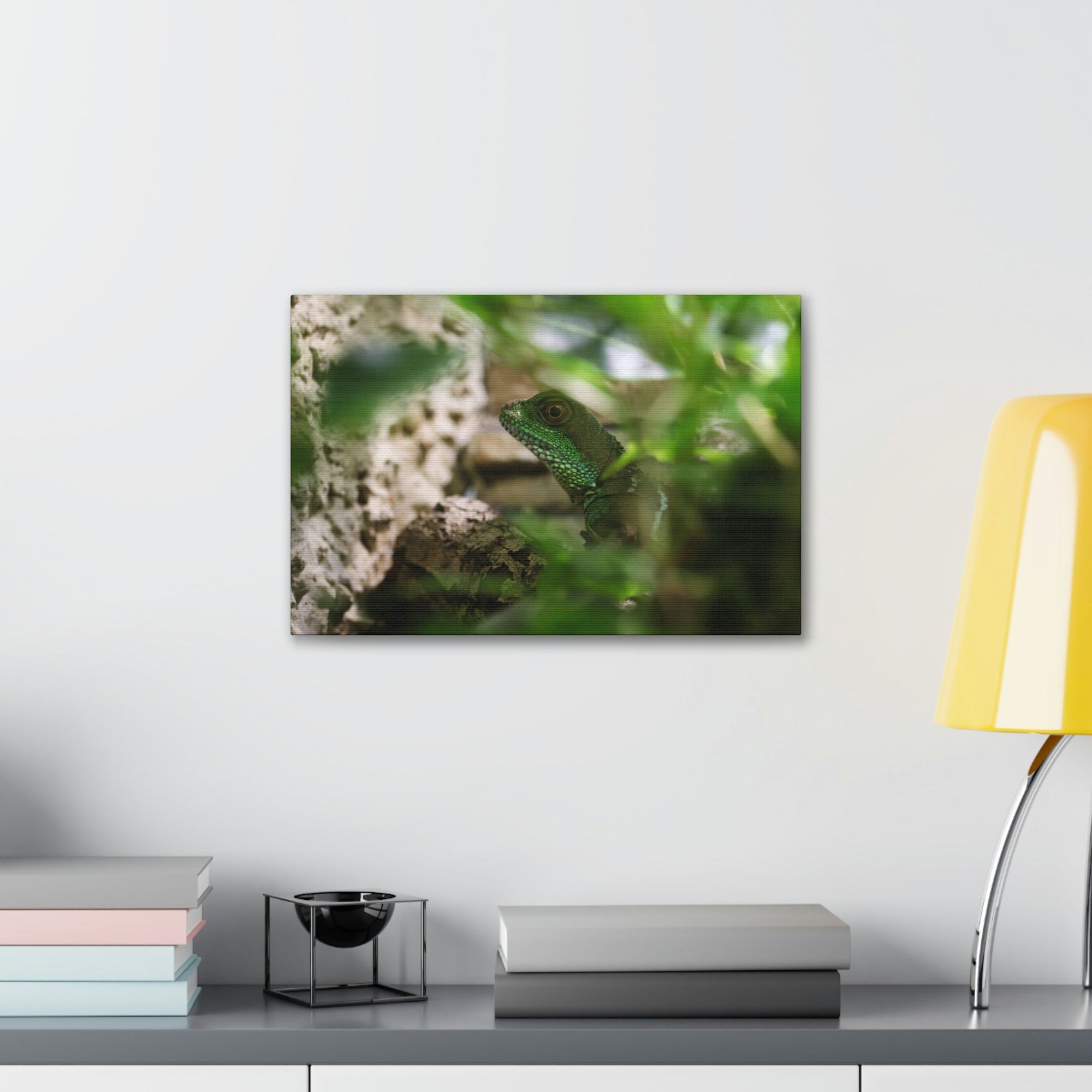 Funny Water Dragons Silly Water Dragons Scene Inside Wall Art Ready to Hang Unframed-Express Your Love Gifts