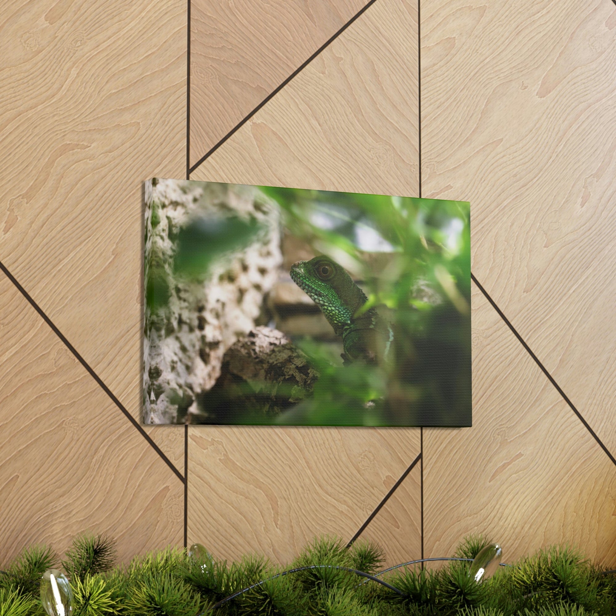 Funny Water Dragons Silly Water Dragons Scene Inside Wall Art Ready to Hang Unframed-Express Your Love Gifts