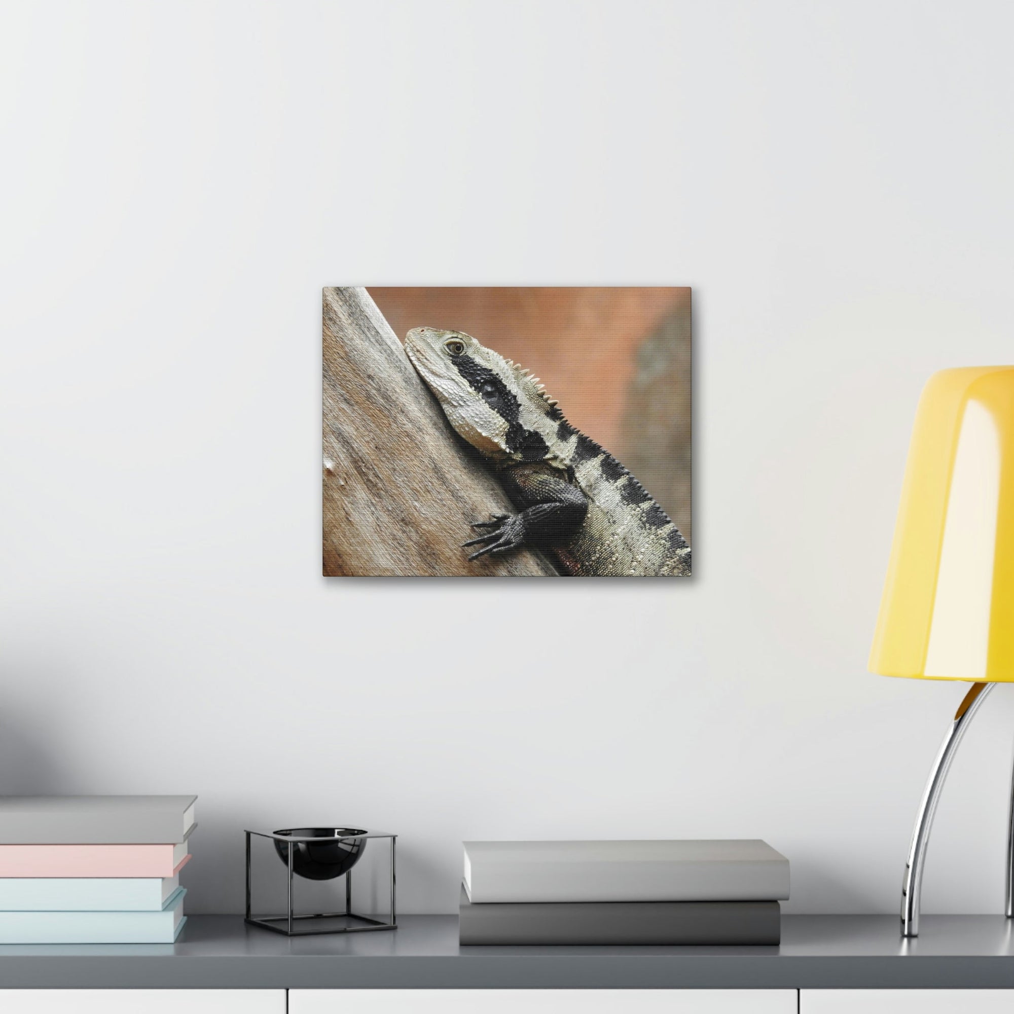 Funny Water Dragons Silly Water Dragons Scene Outside Wall Art Ready to Hang Unframed-Express Your Love Gifts