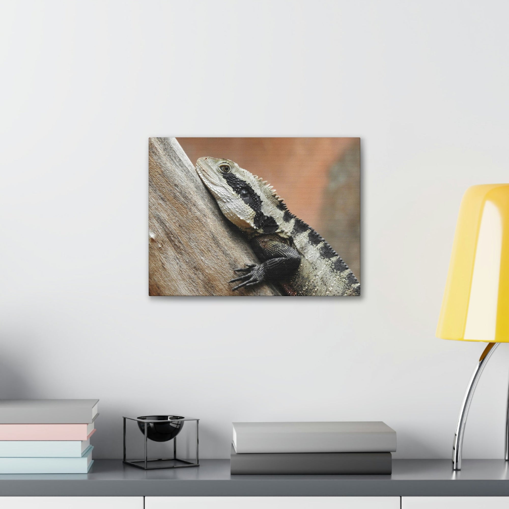 Funny Water Dragons Silly Water Dragons Scene Outside Wall Art Ready to Hang Unframed-Express Your Love Gifts