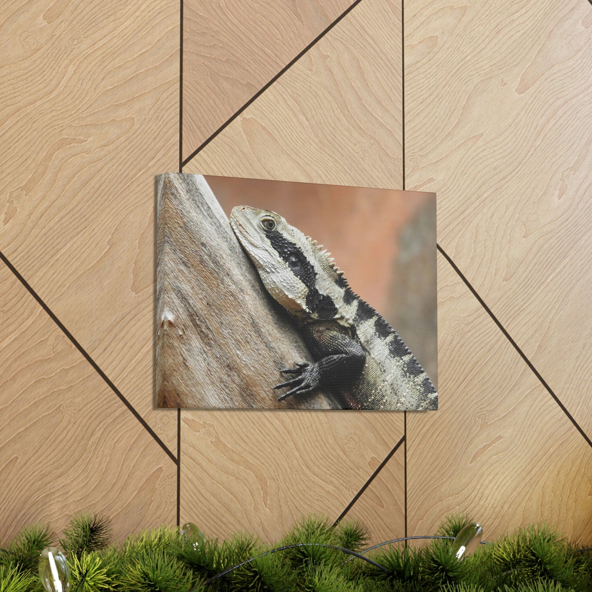 Funny Water Dragons Silly Water Dragons Scene Outside Wall Art Ready to Hang Unframed-Express Your Love Gifts