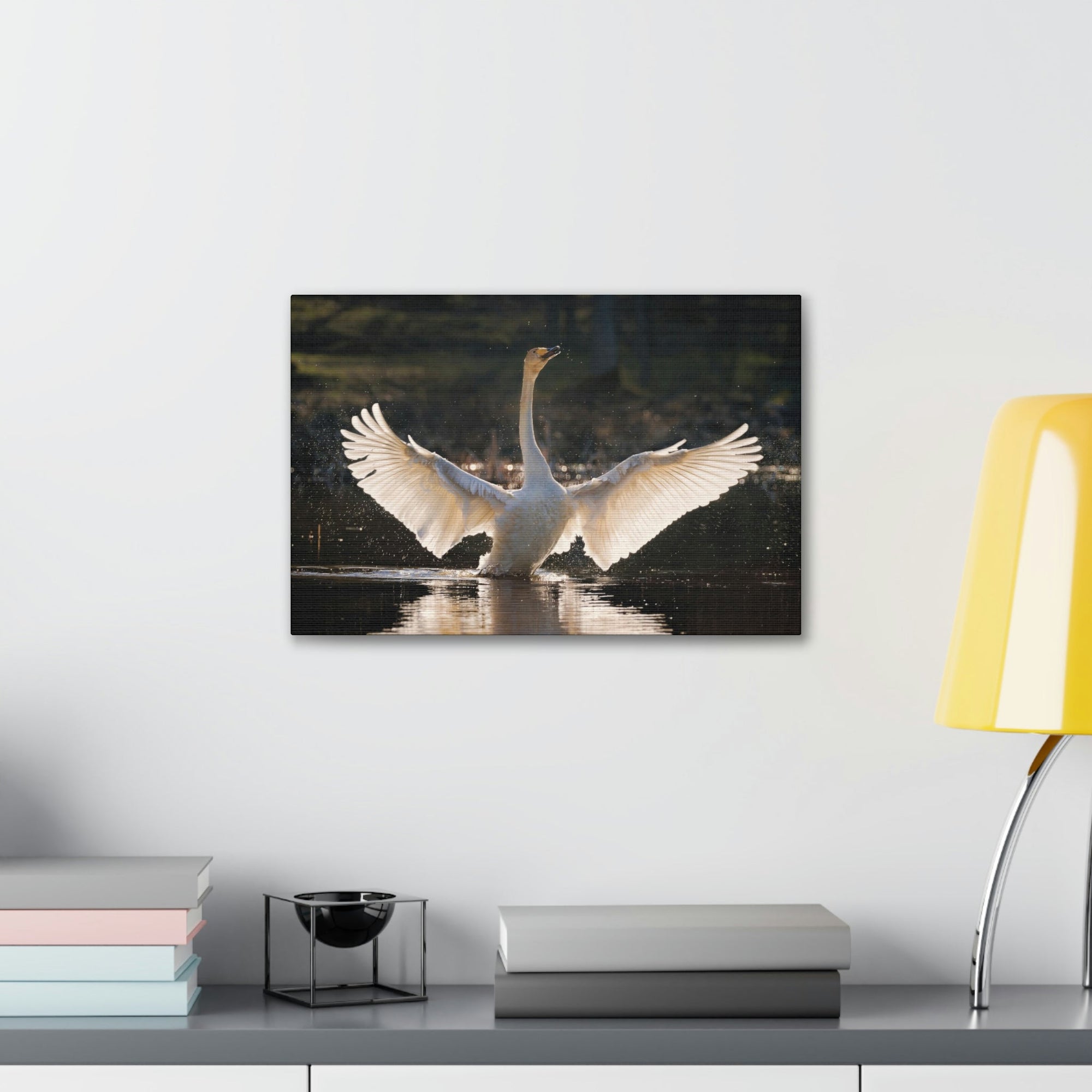 Funny Whooper Silly Whooper Scene Outside Wall Art Ready to Hang Unframed-Express Your Love Gifts