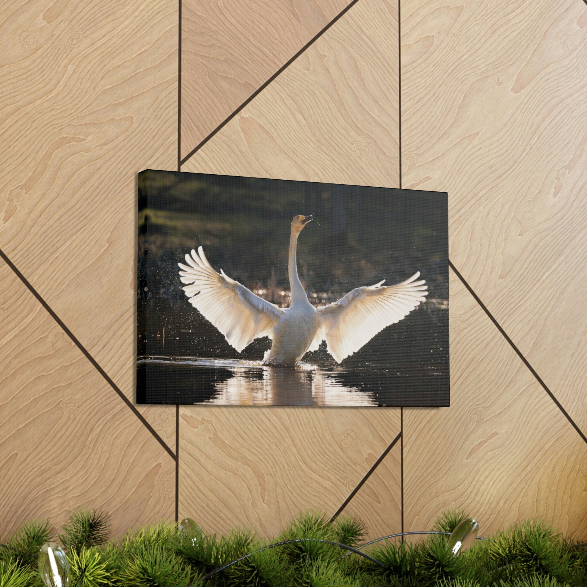 Funny Whooper Silly Whooper Scene Outside Wall Art Ready to Hang Unframed-Express Your Love Gifts