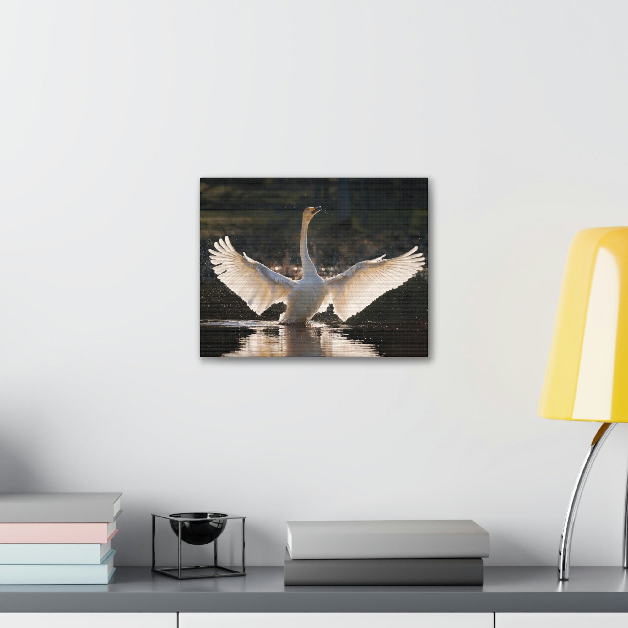 Funny Whooper Silly Whooper Scene Outside Wall Art Ready to Hang Unframed-Express Your Love Gifts