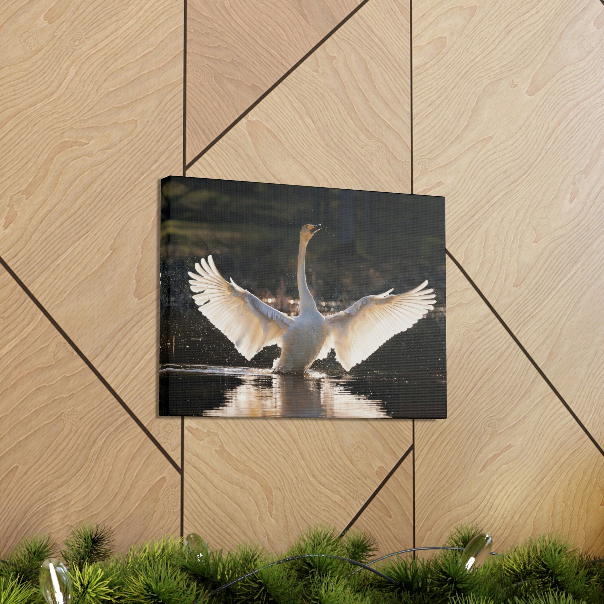 Funny Whooper Silly Whooper Scene Outside Wall Art Ready to Hang Unframed-Express Your Love Gifts