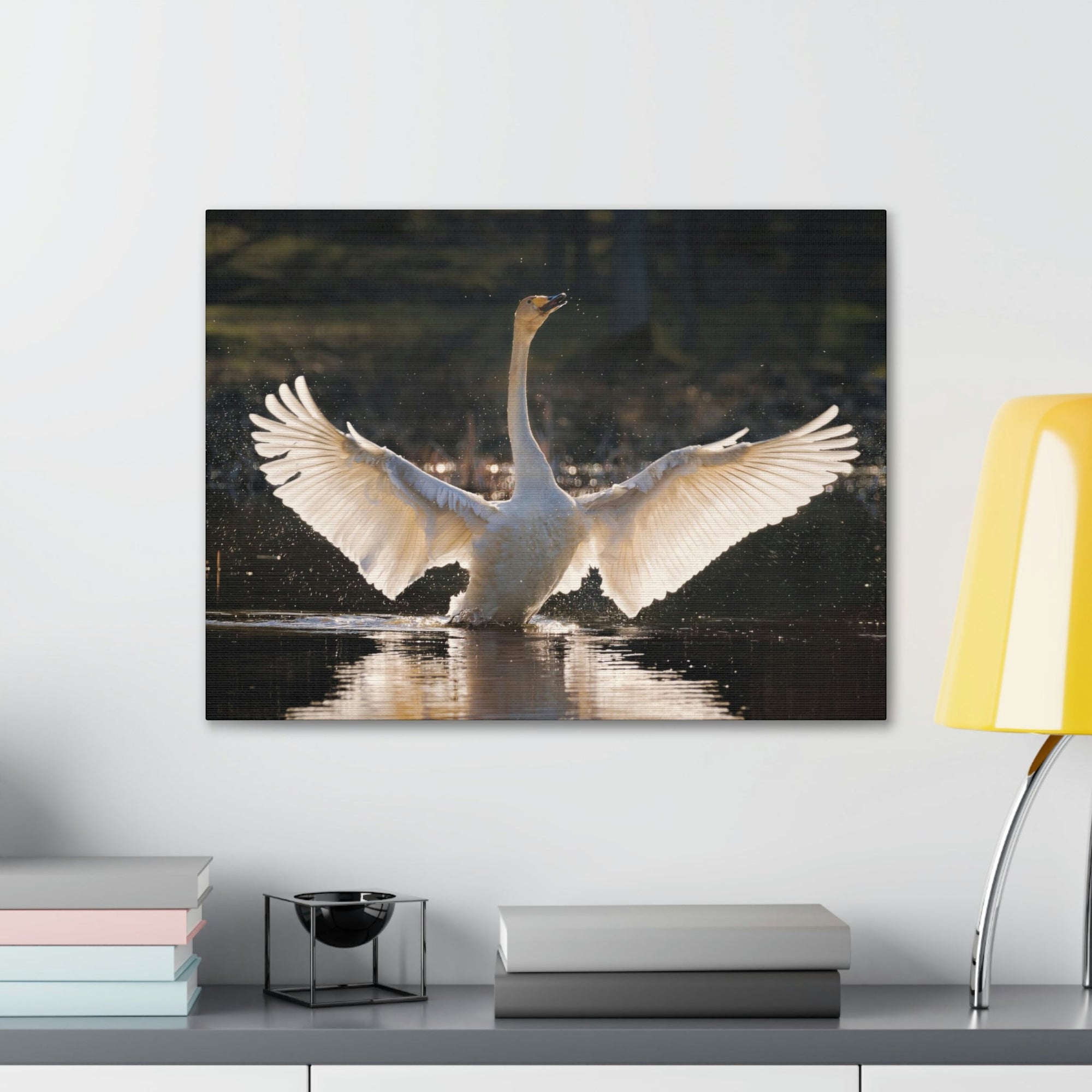 Funny Whooper Silly Whooper Scene Outside Wall Art Ready to Hang Unframed-Express Your Love Gifts