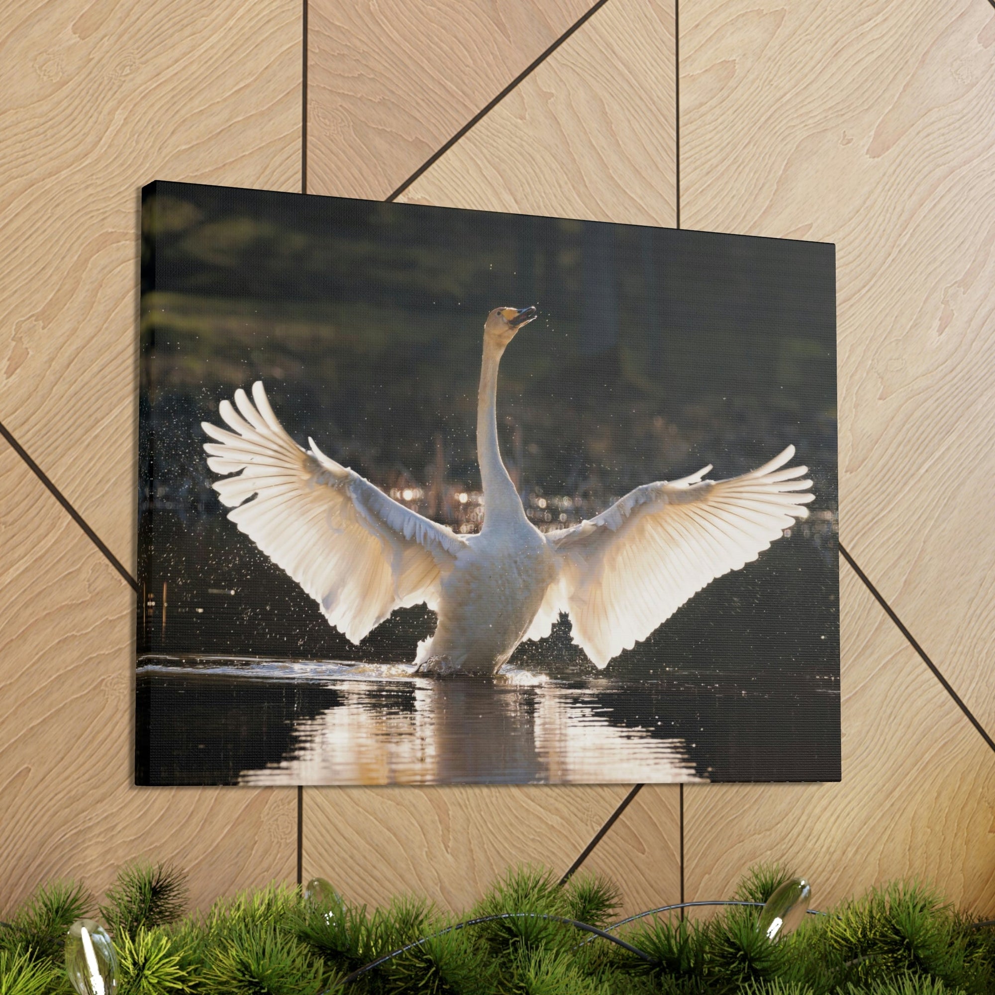 Funny Whooper Silly Whooper Scene Outside Wall Art Ready to Hang Unframed-Express Your Love Gifts