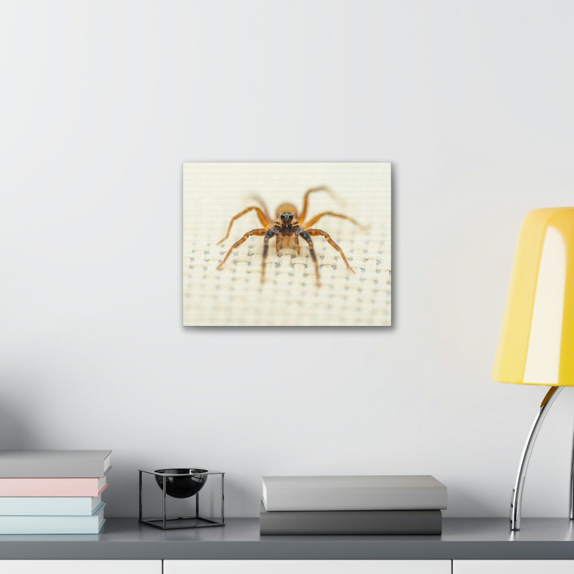 Funny Wolf Spider Silly Wolf Spider Scene Inside Wall Art Ready to Hang Unframed-Express Your Love Gifts