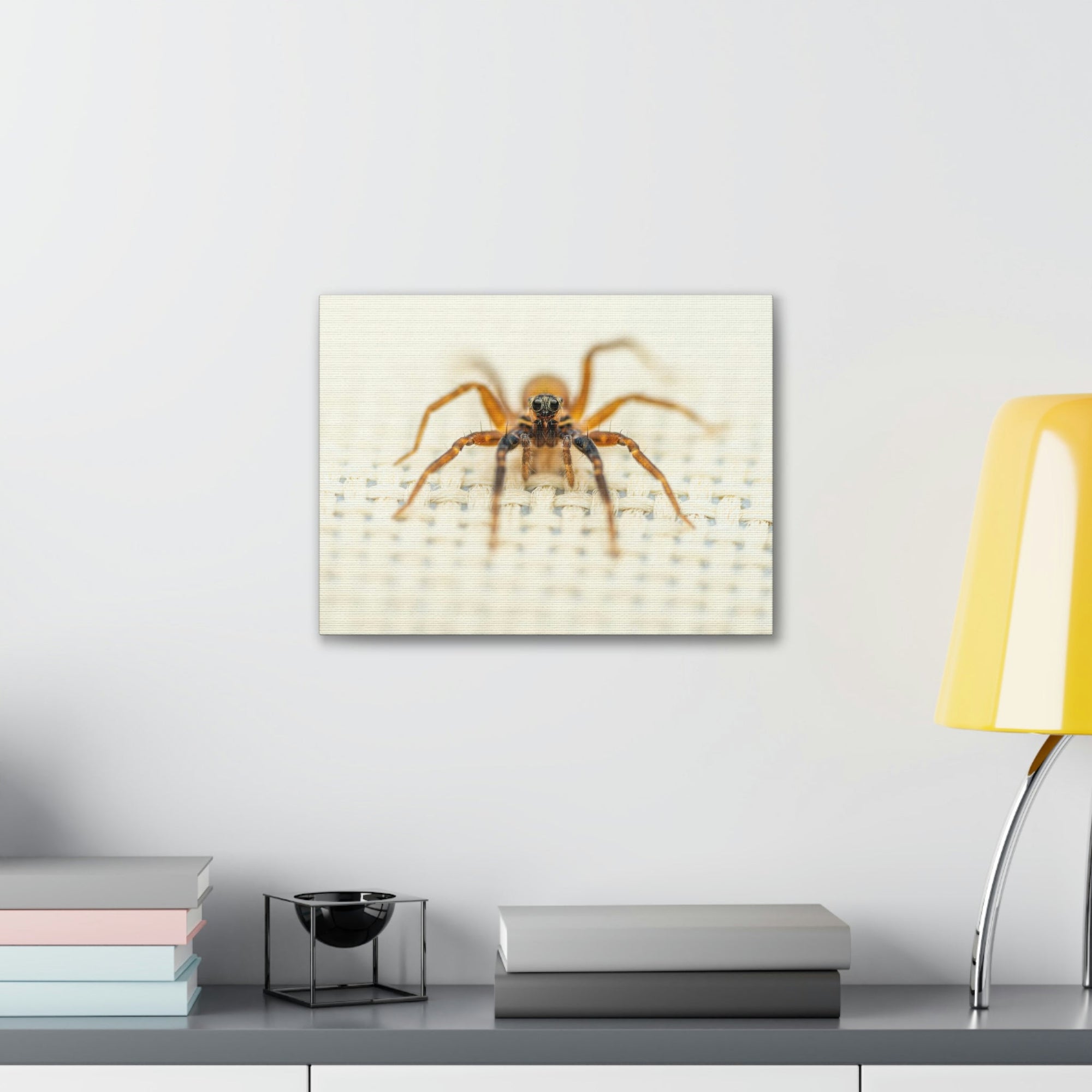 Funny Wolf Spider Silly Wolf Spider Scene Inside Wall Art Ready to Hang Unframed-Express Your Love Gifts