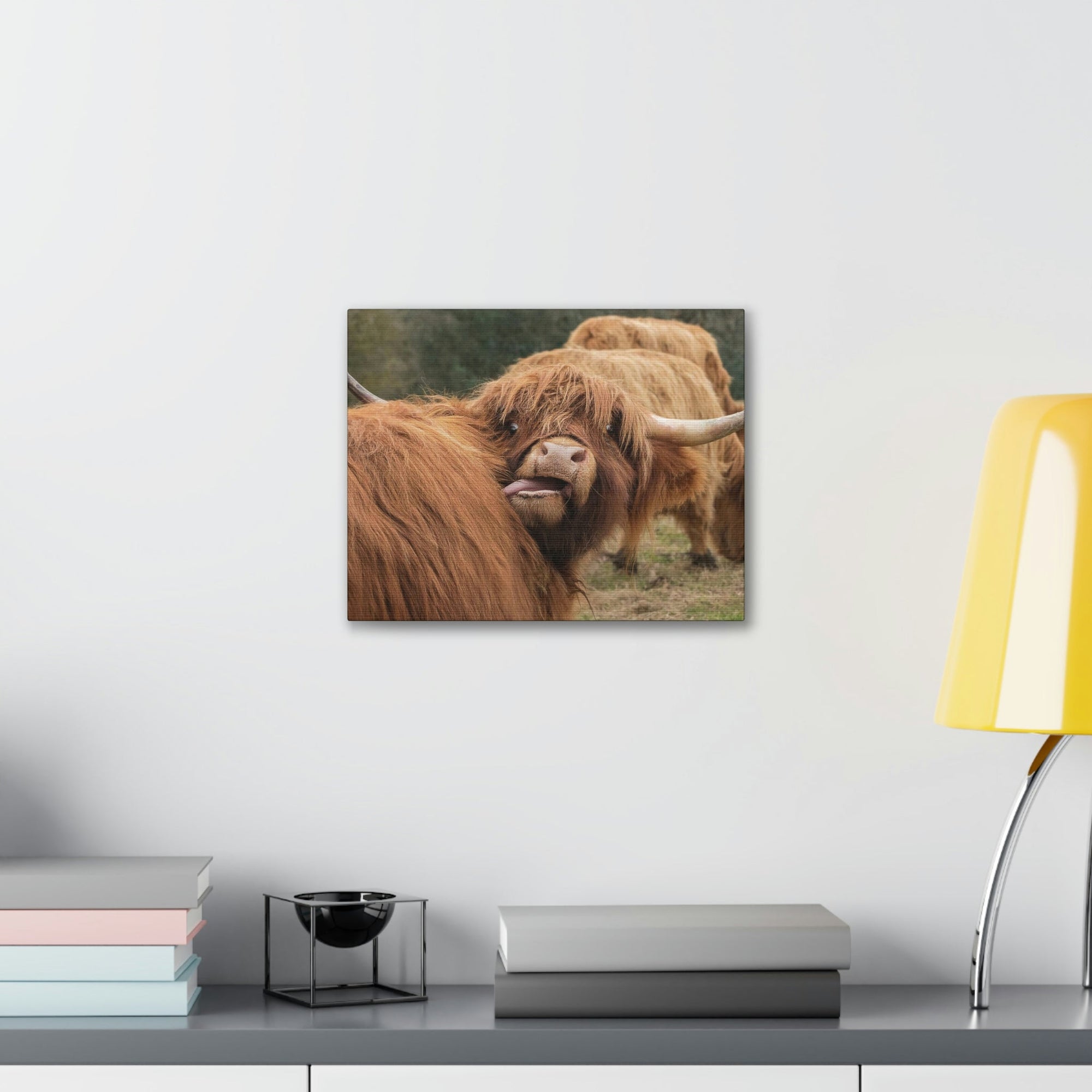 Funny Yak Silly Yak Outside Wall Art Ready to Hang Unframed-Express Your Love Gifts