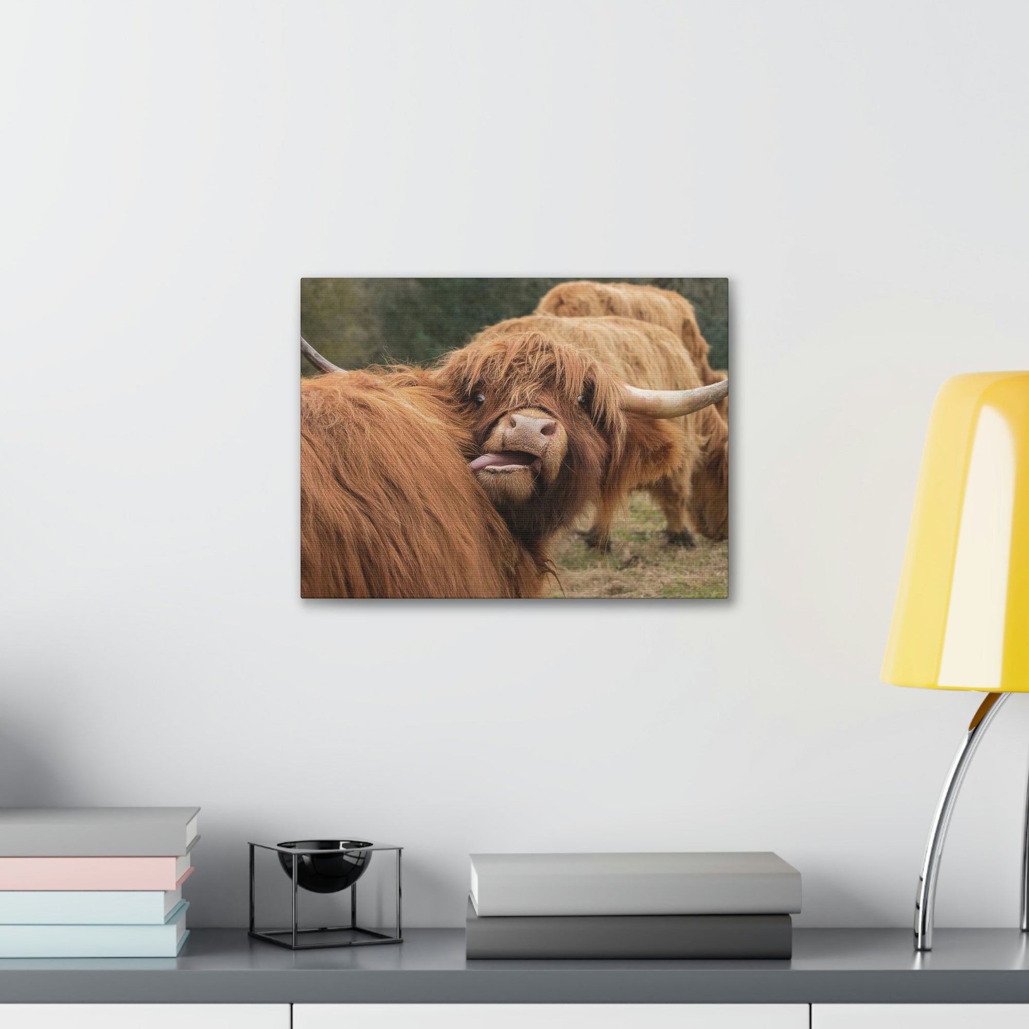 Funny Yak Silly Yak Outside Wall Art Ready to Hang Unframed-Express Your Love Gifts