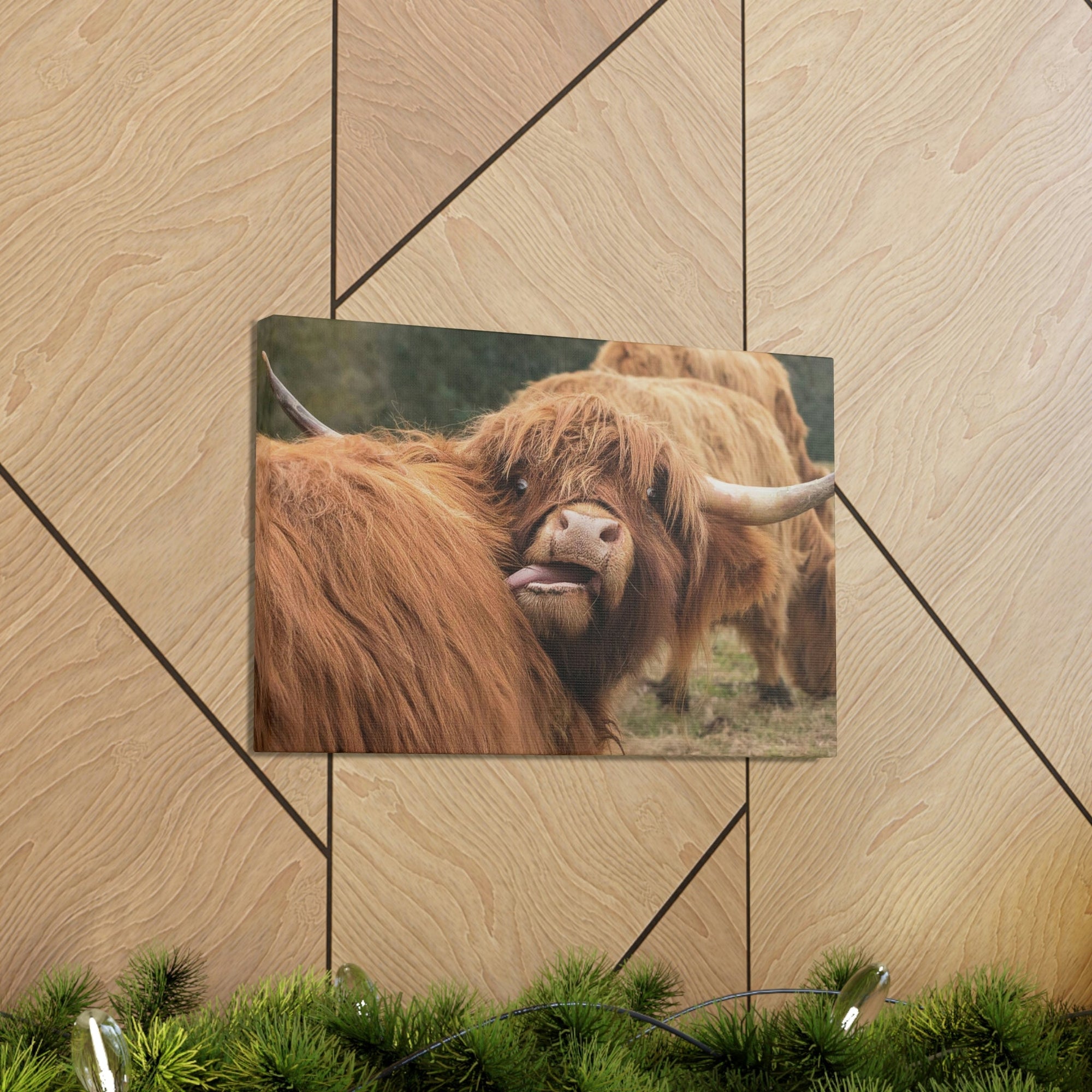 Funny Yak Silly Yak Outside Wall Art Ready to Hang Unframed-Express Your Love Gifts