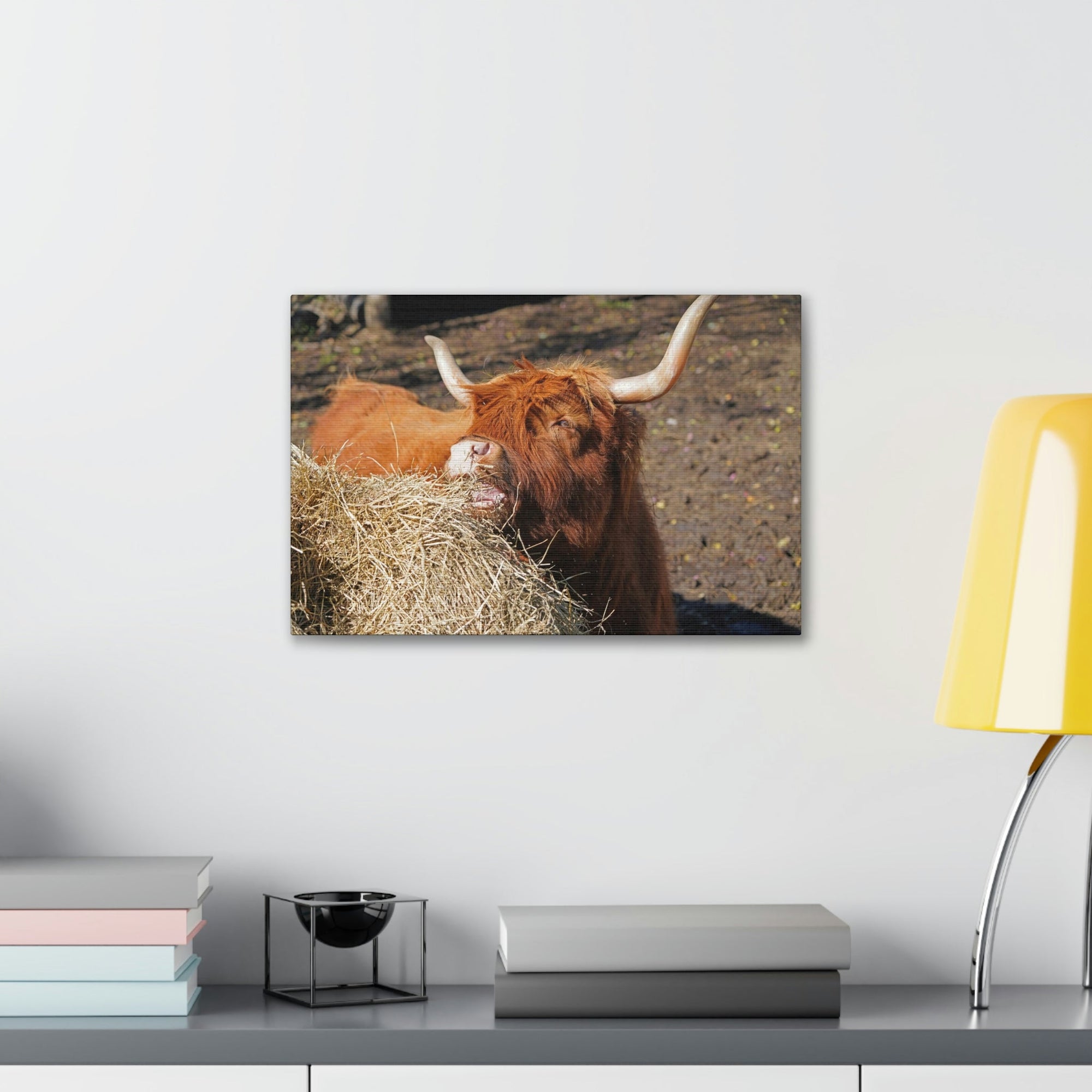 Funny Yak Silly Yak Scene Outdoor Wall Art Ready to Hang Unframed-Express Your Love Gifts