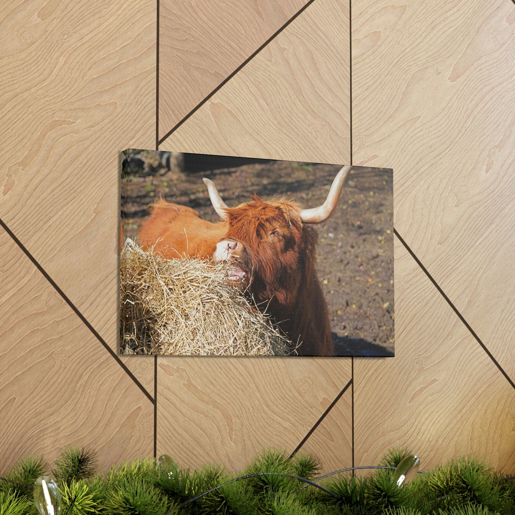 Funny Yak Silly Yak Scene Outdoor Wall Art Ready to Hang Unframed-Express Your Love Gifts