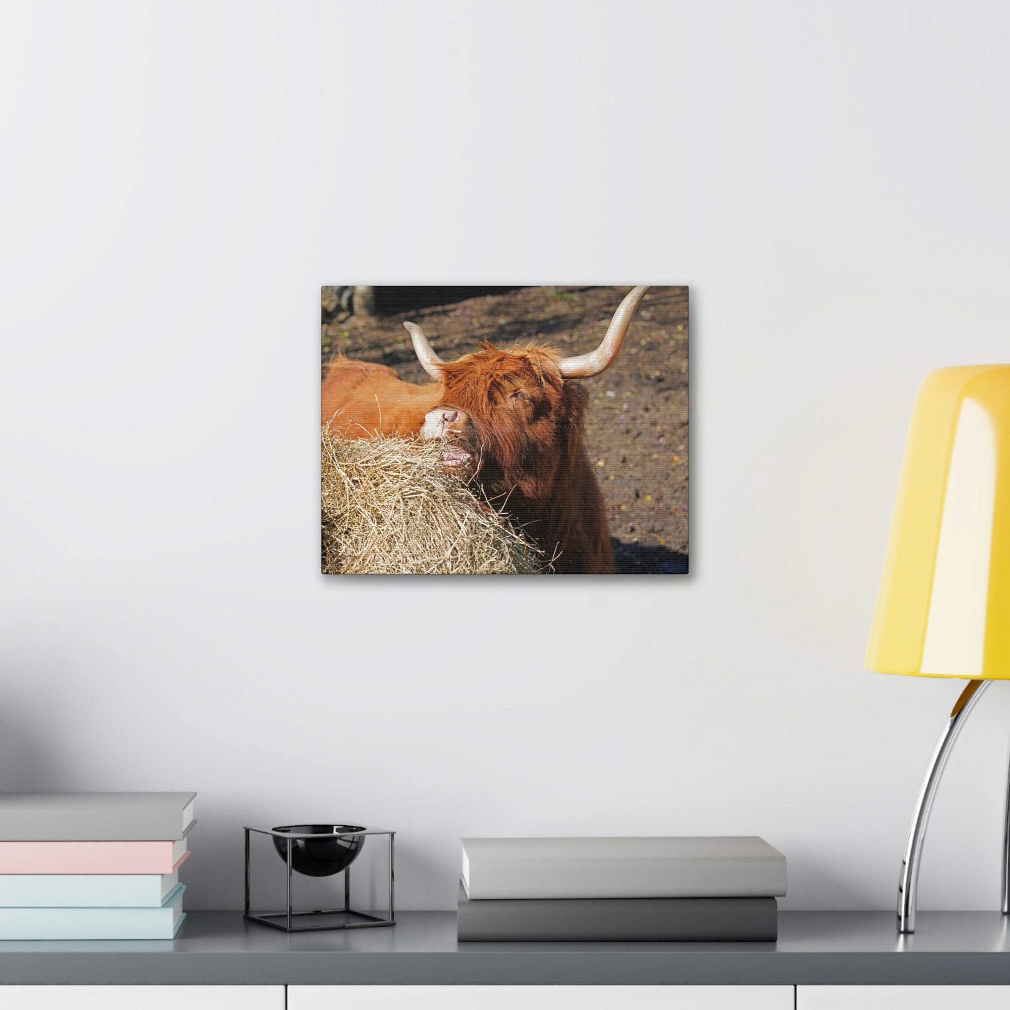 Funny Yak Silly Yak Scene Outdoor Wall Art Ready to Hang Unframed-Express Your Love Gifts