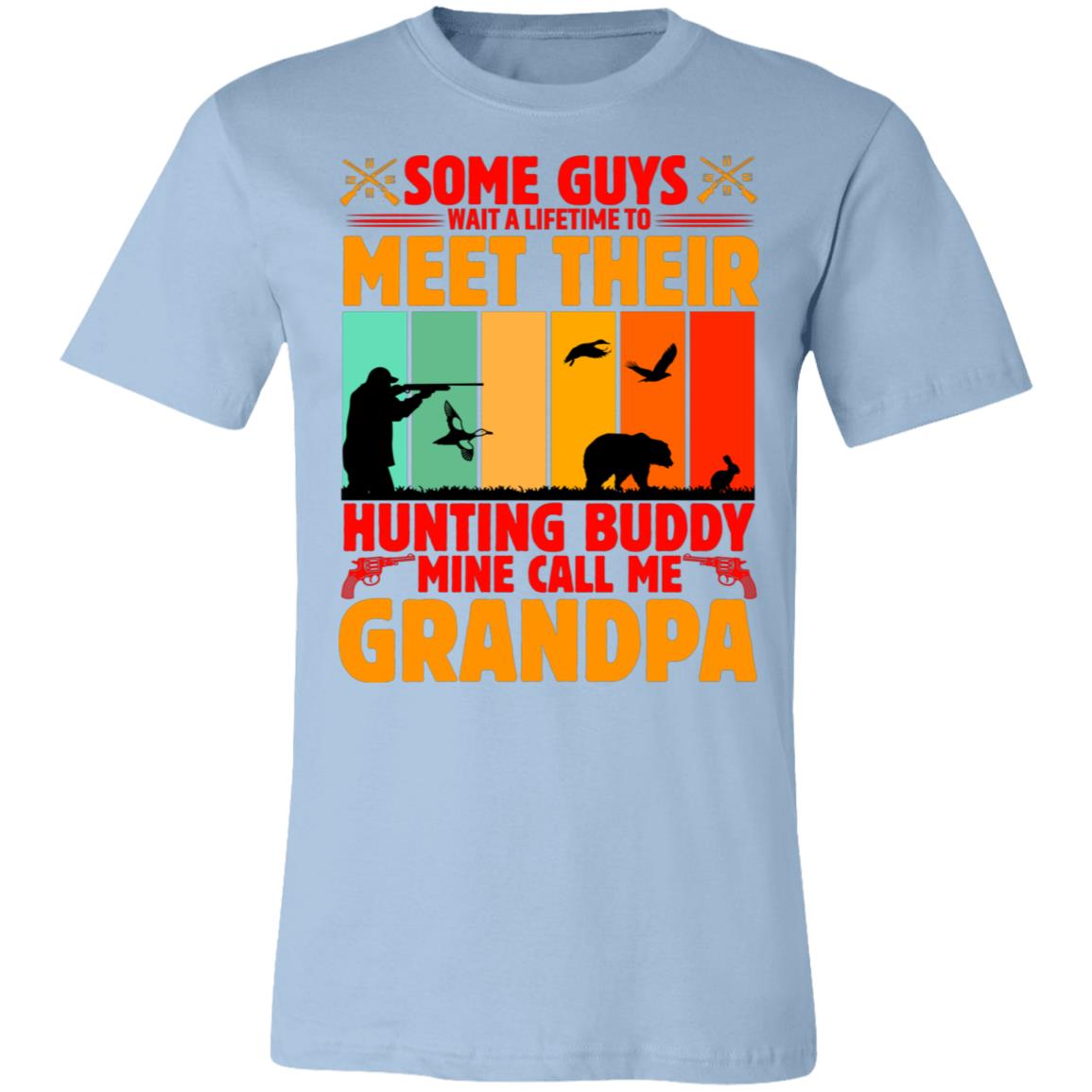 Grandpa is Hunting Buddy Hunter Gift T-Shirt-Express Your Love Gifts